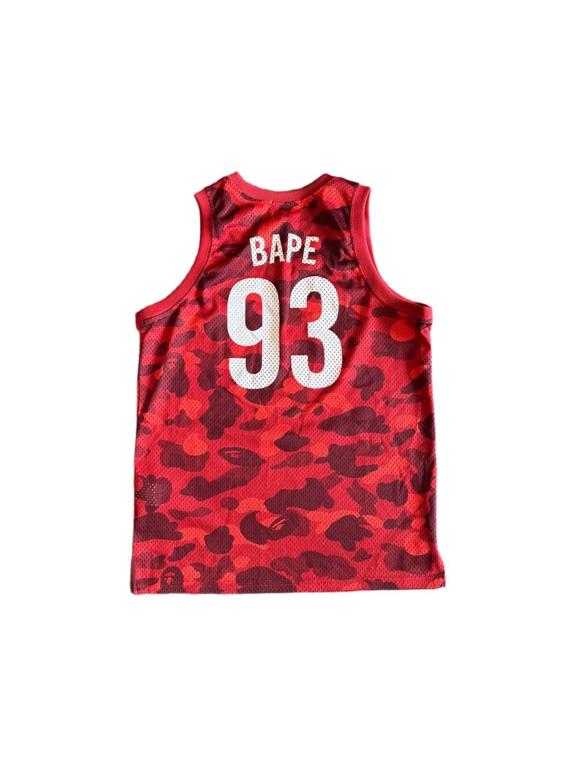 베이프 카모 탱크탑 레드 상품이미지2