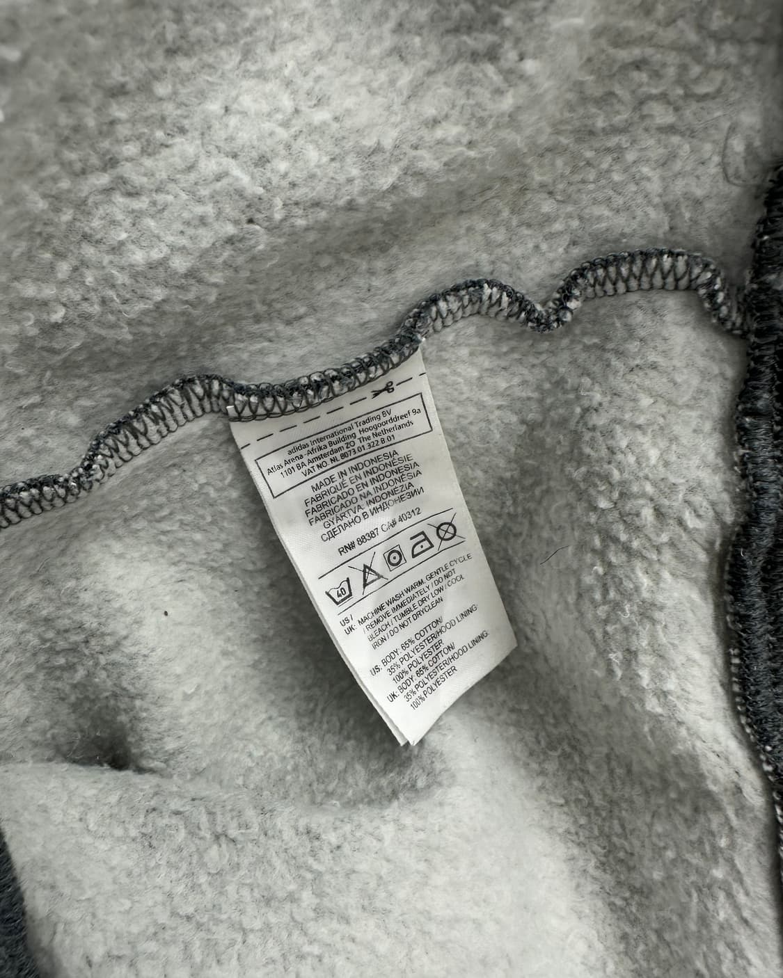 (XL)아디다스 기모 후드-M1235 상품이미지4