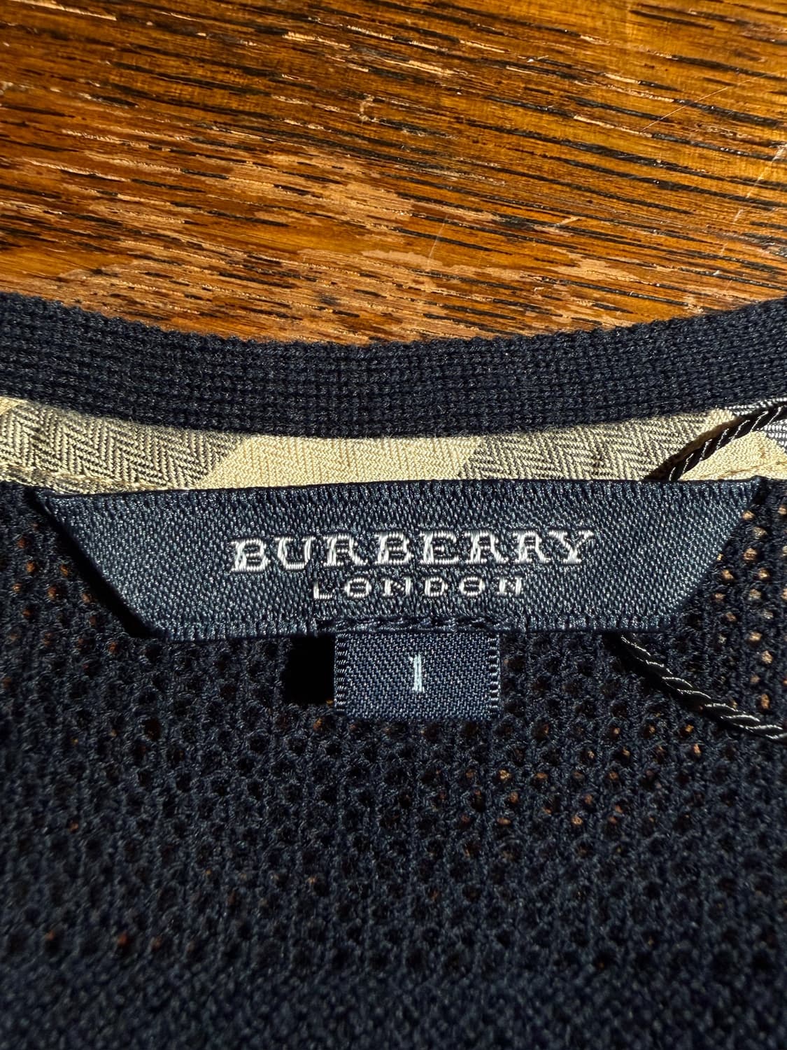 Burberry Navy Sleeveless Tunic Mini 상품이미지6
