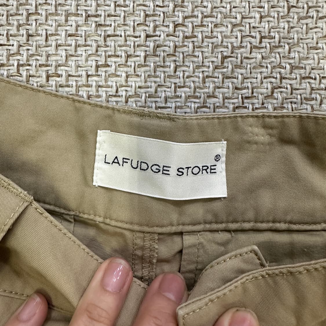 라퍼지스토어 핀턱 면 반바지 0415D 상품이미지2