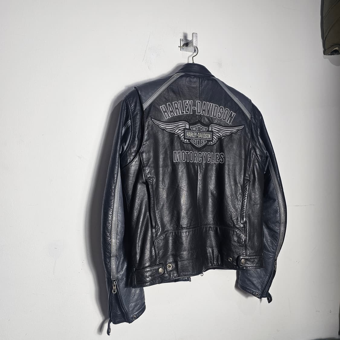 S 할리데이비슨 가죽 라이더 자켓 상품이미지10