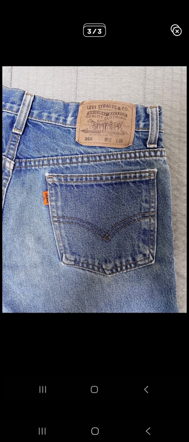 [빈티지]리바이스 오랜지탭 206 / 허리반품 40cm 상품이미지3