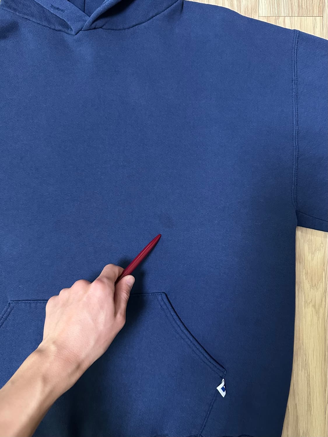 90s 빈티지 러셀 후드 네이비 L USA 상품이미지10