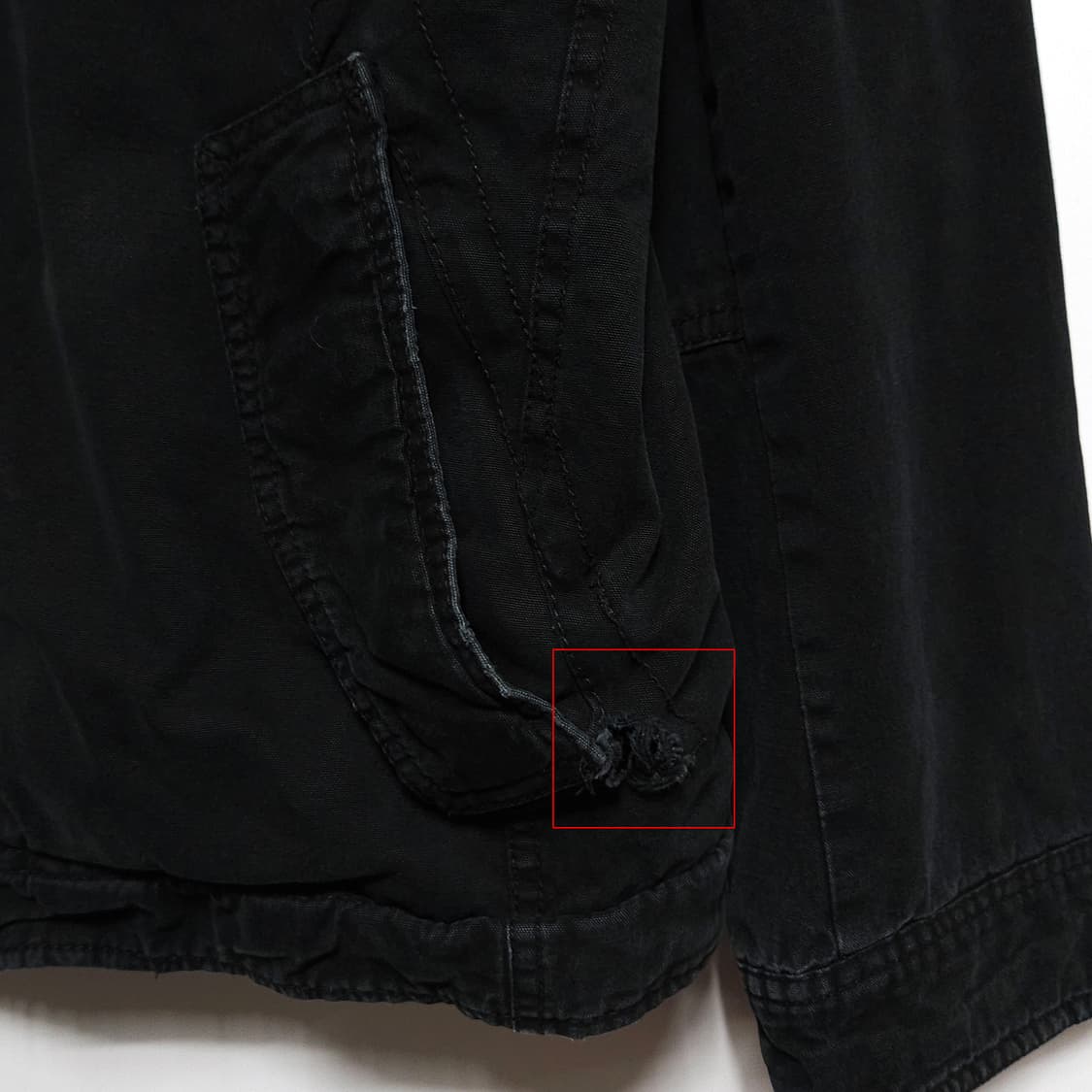 95~100)리바이스 블랙 더티워시드 워크웨어 자켓 상품이미지5
