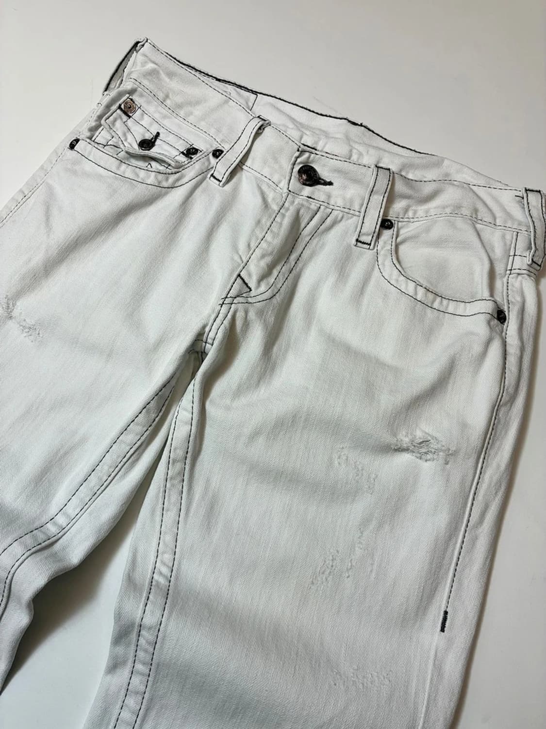 트루릴리젼 00s y2k USA 세미 부츠컷 데님 팬츠 PN8379 상품이미지2