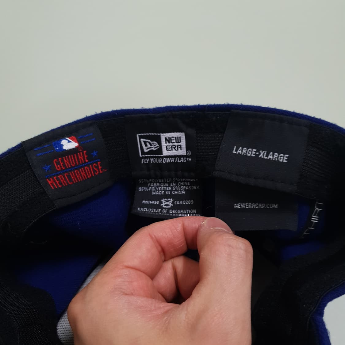 뉴에라 LA 다저스 볼캡 모자 블루 L-XL 상품이미지6