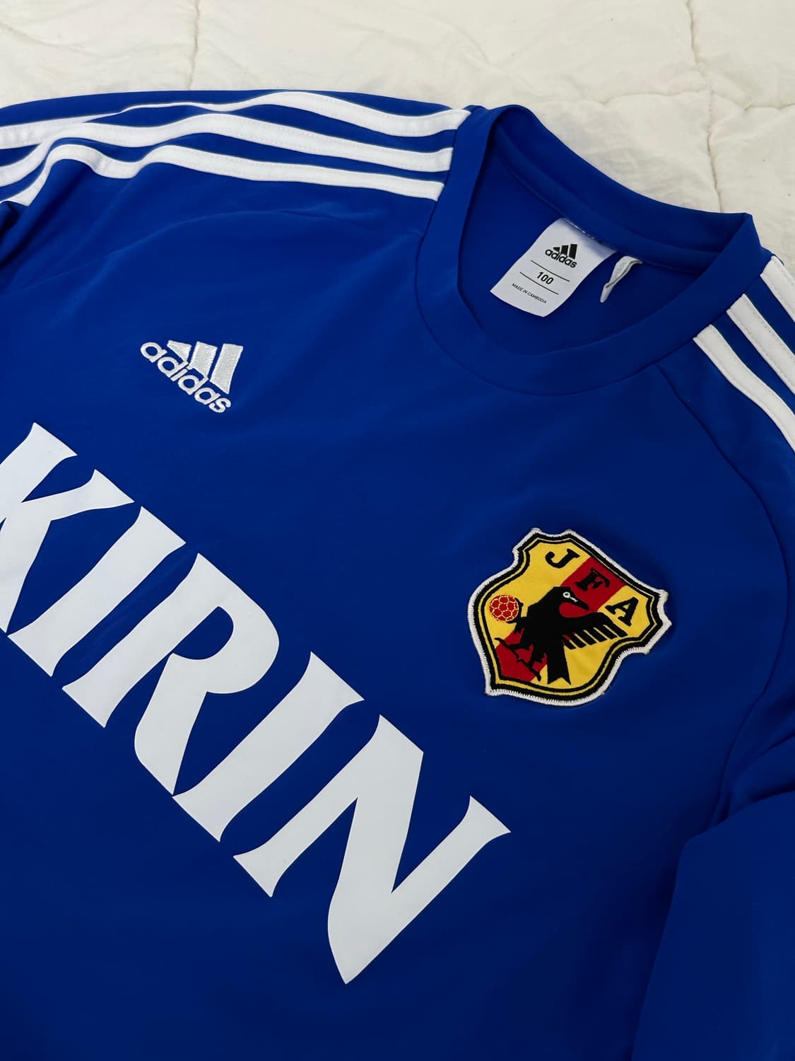 아디다스 JFA 일본 국대 기린맥주 반팔 유니폼 미디움 상품이미지3