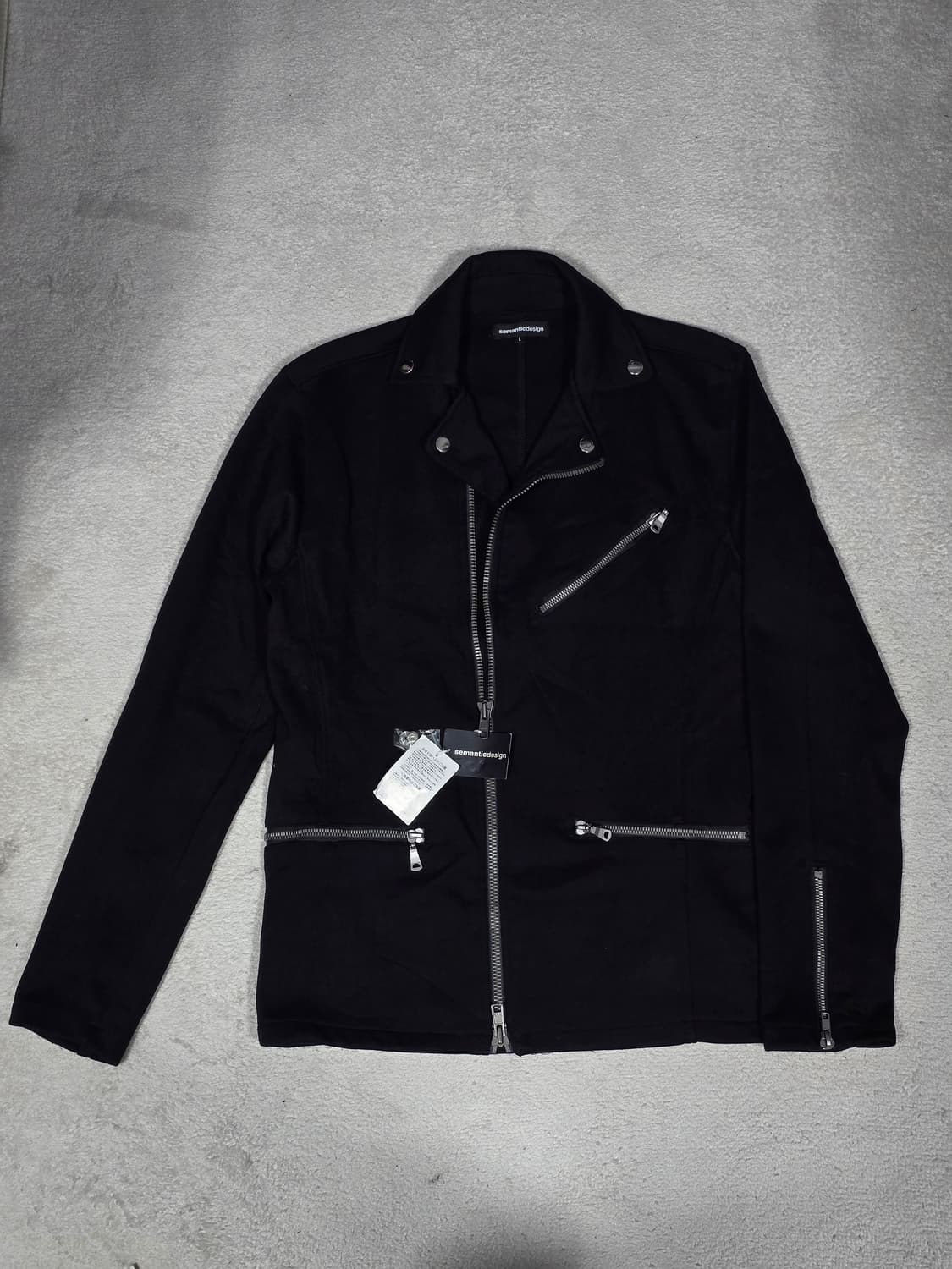 semanticedesign 세만틱디자인 블랙 라이더 자켓 L 상품이미지2