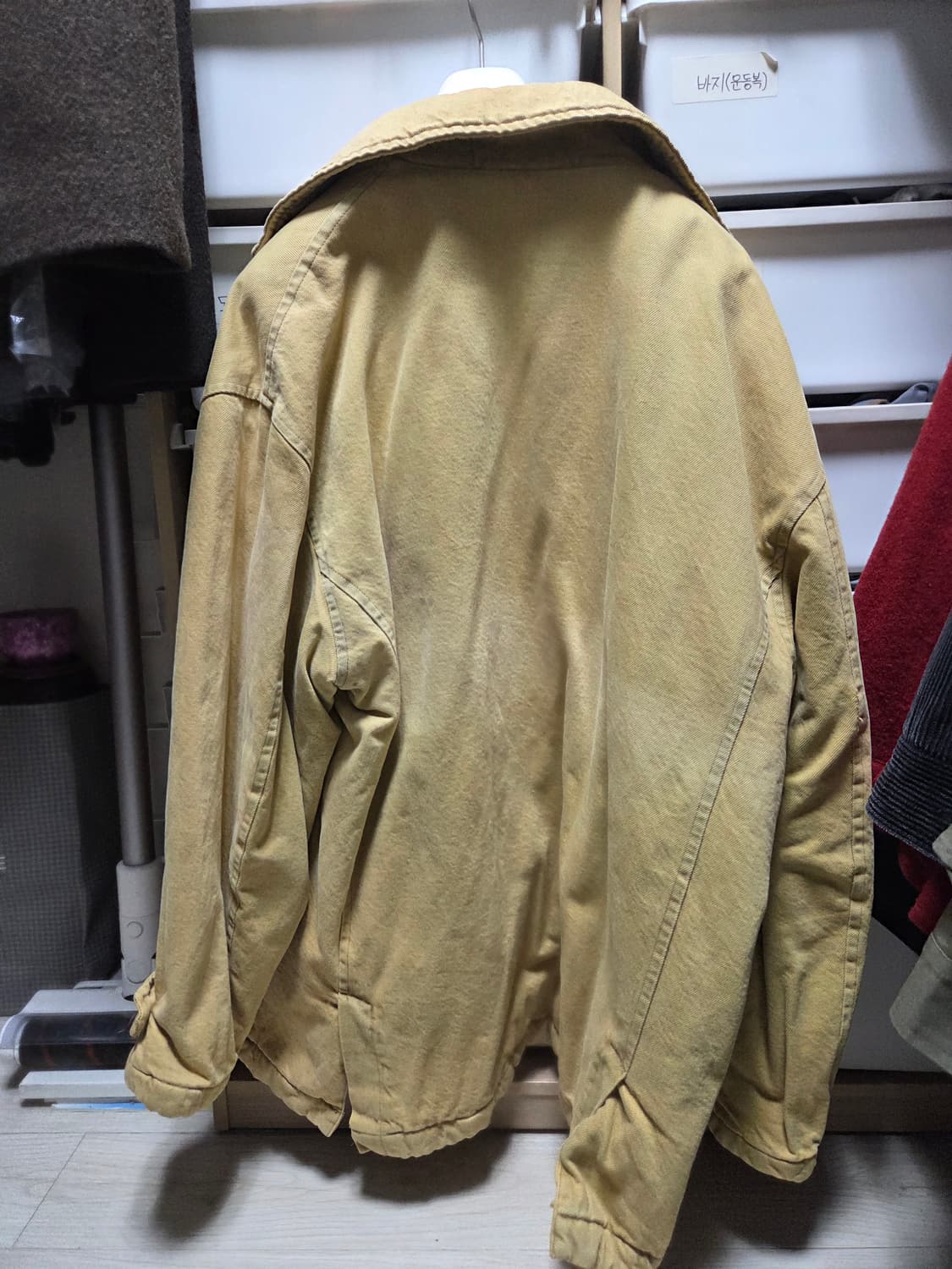 아르마니 진스 더플코트 빈티지 옐로우 상품이미지2