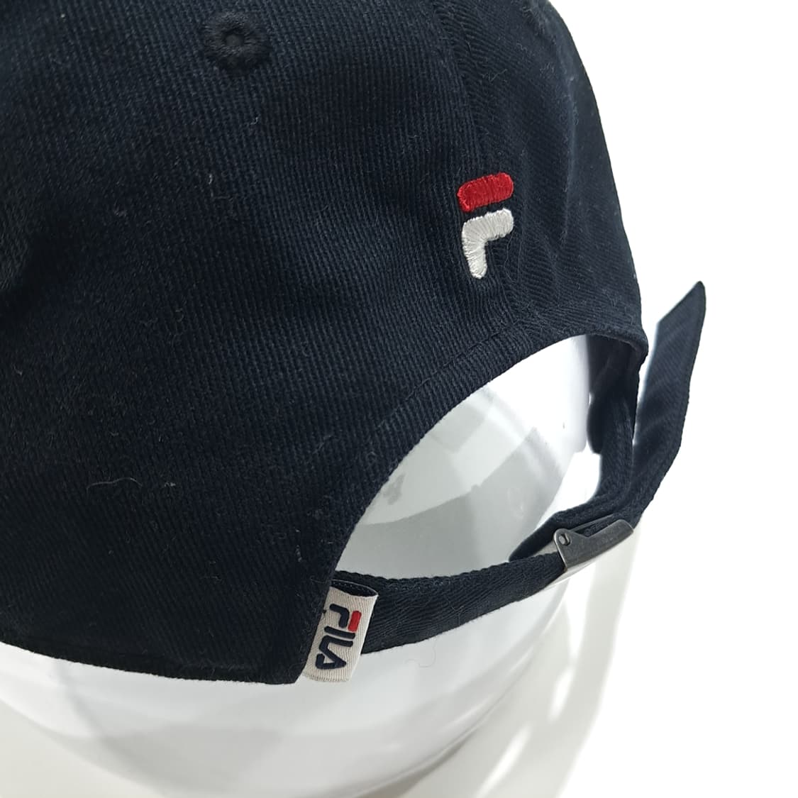 필라 한국판 2018 블랙 빅 로고 자수 코튼 볼캡 P2057 상품이미지6