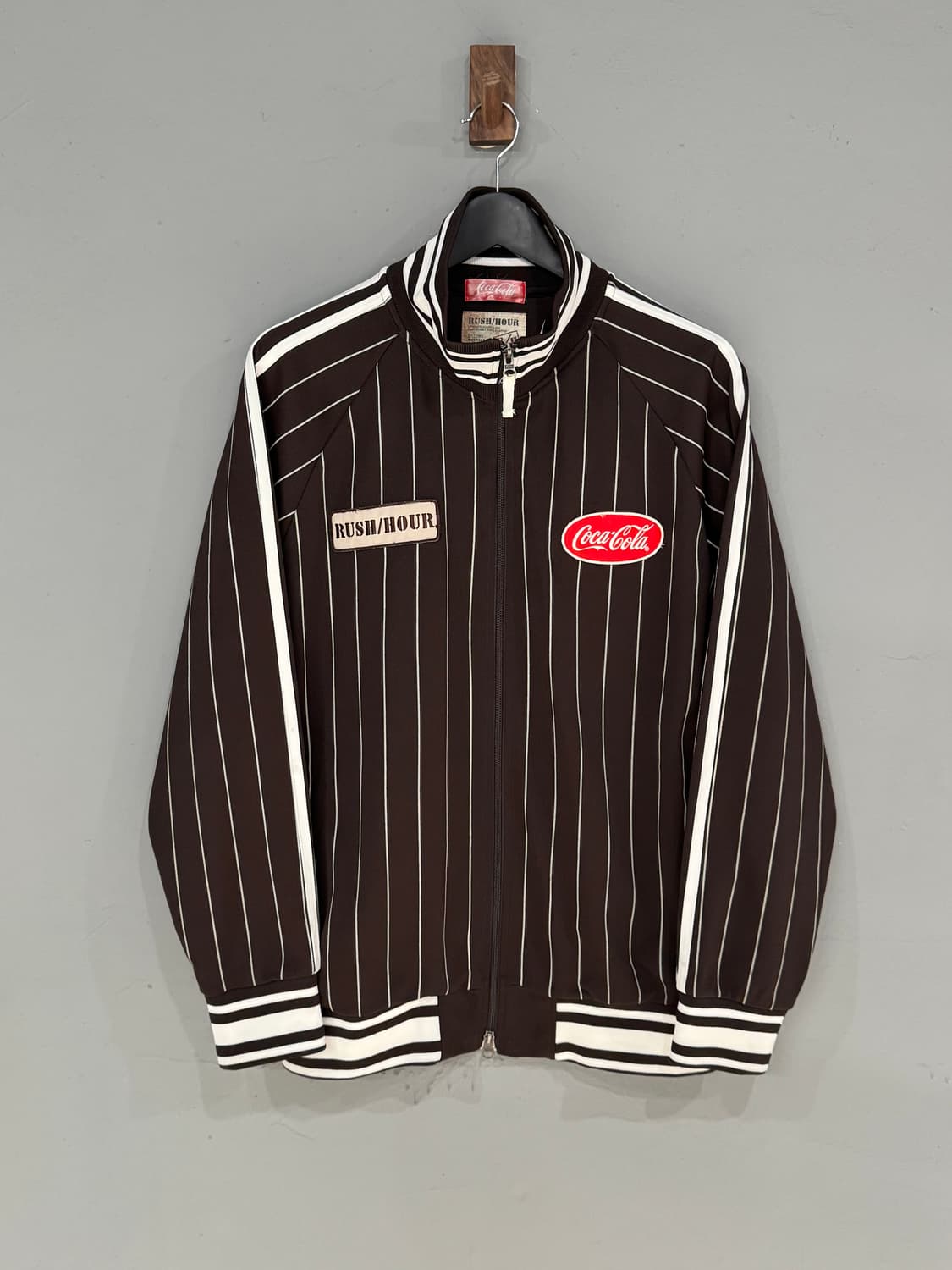 Rush hour x coca cola stripe zip-up 상품이미지4