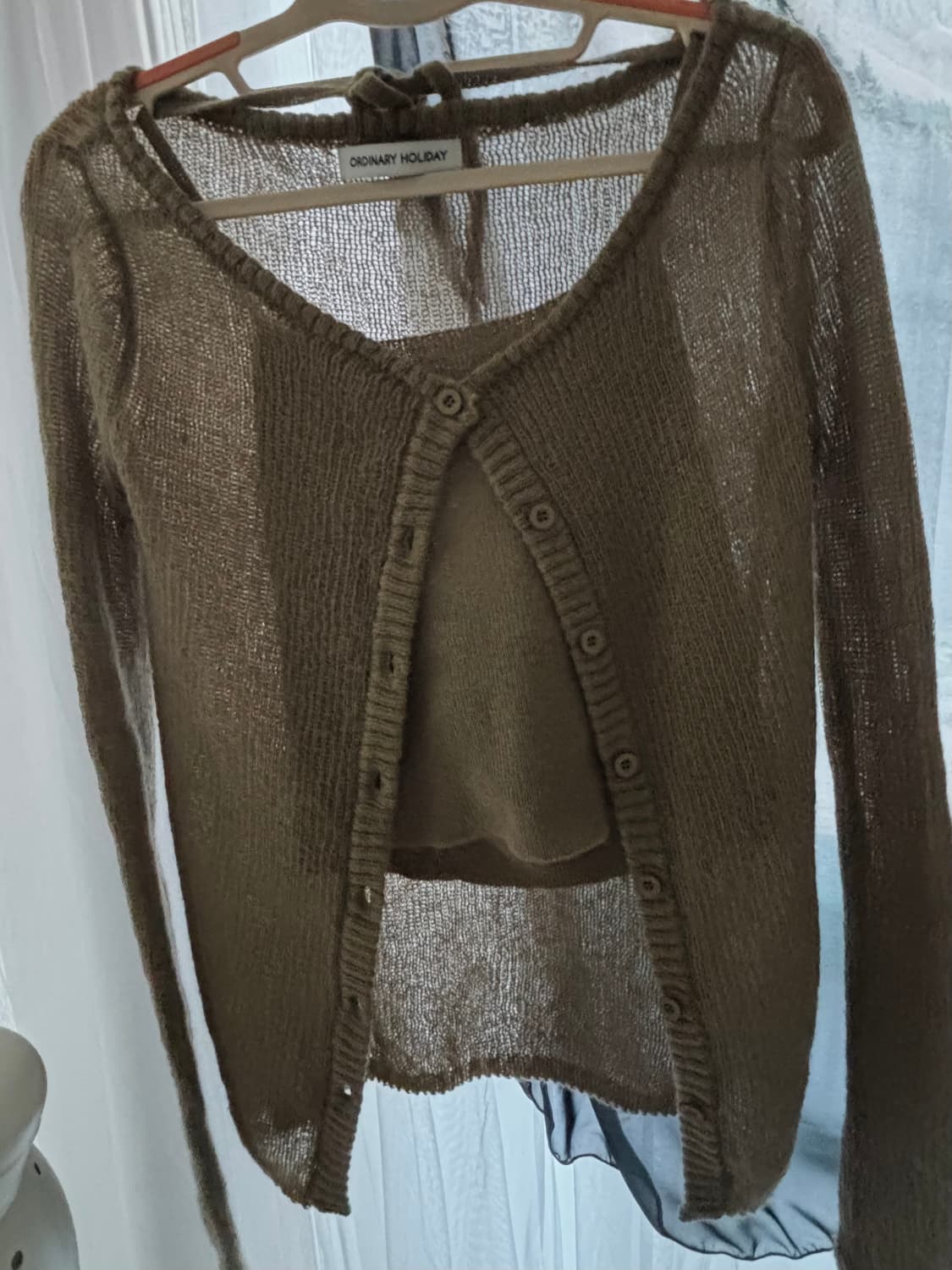 오디너리 홀리데이 LAYERED HALTER KNIT SET 상품이미지2