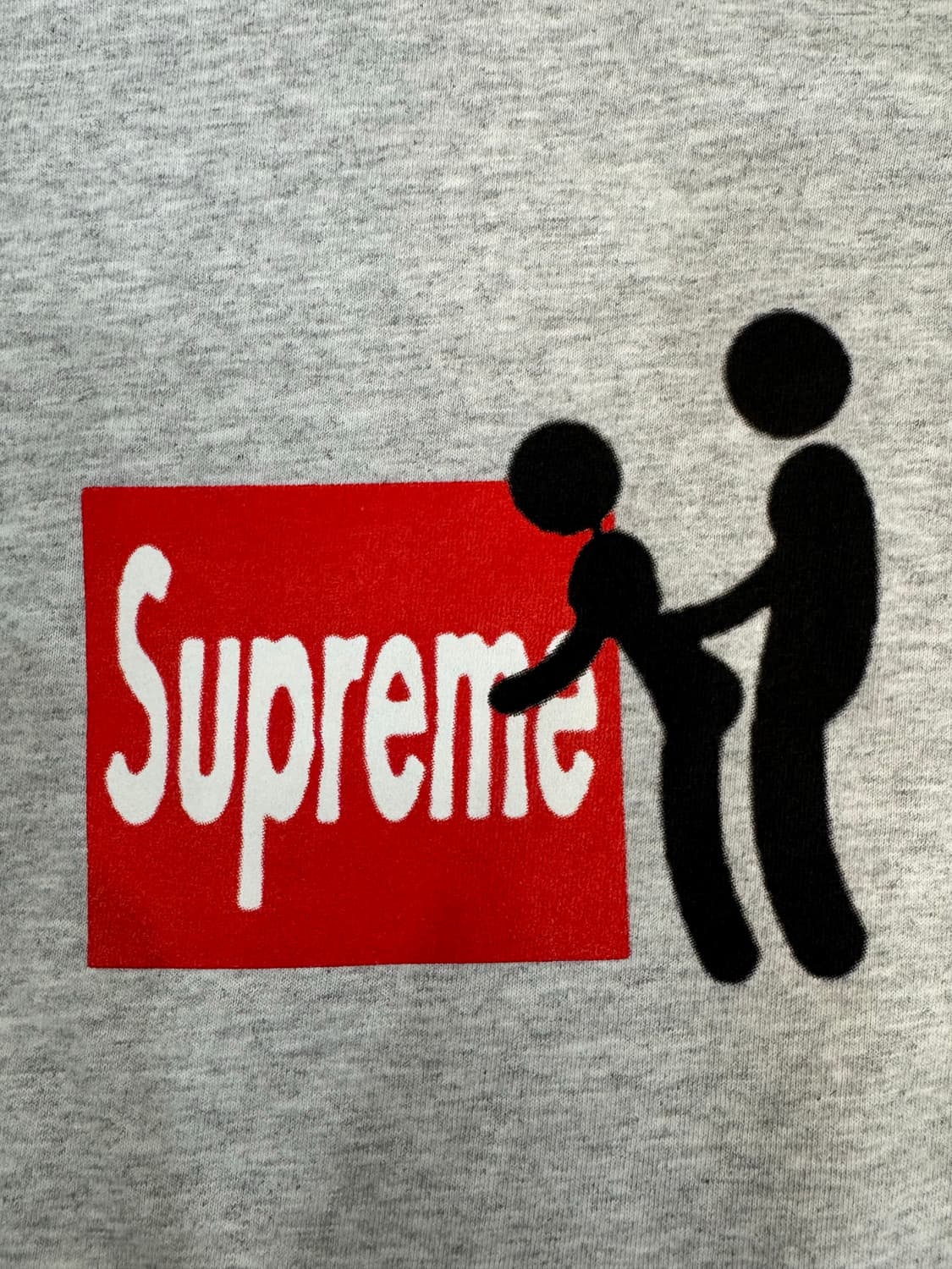 [L] 슈프림 스틱 티셔츠 애쉬 그레이 - 25FW 상품이미지5