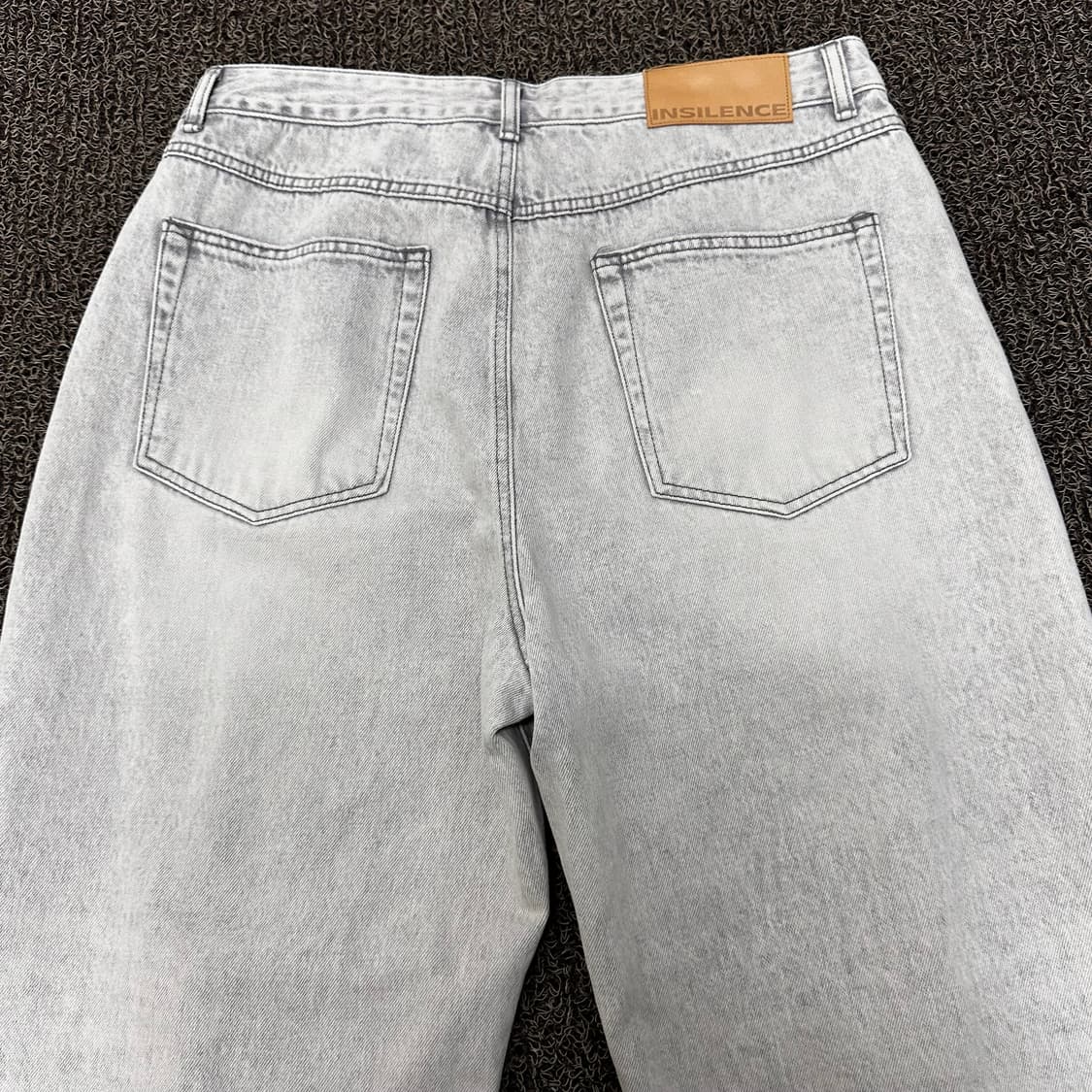 인사일런스 아이스 데님 청바지 와이드 찢청 L 상품이미지8