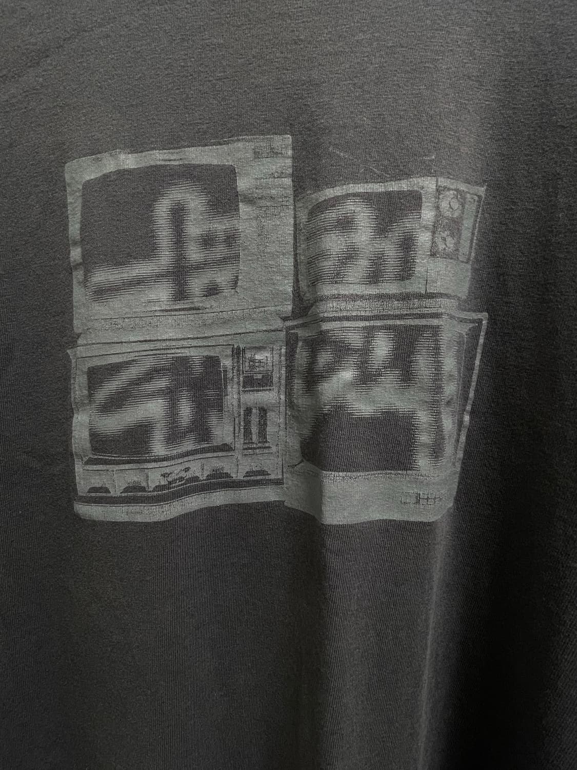 올드 스투시 프린트 티셔츠 상품이미지2