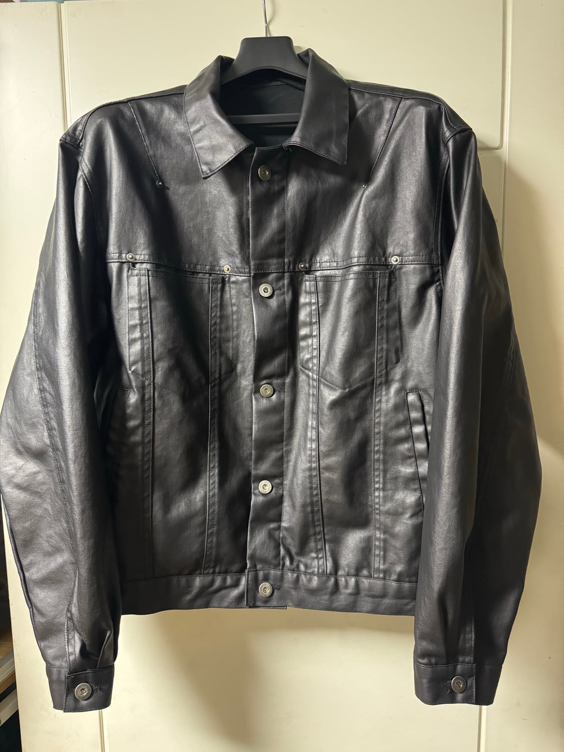 가죽 트러커 자켓 상품이미지1