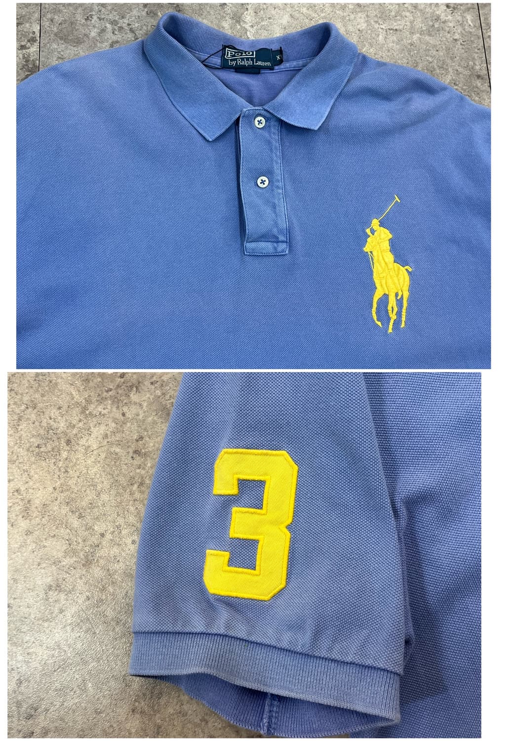 폴로 랄프로렌 빅포니 반팔 카라티 스카이블루 XL #csz3147 상품이미지5