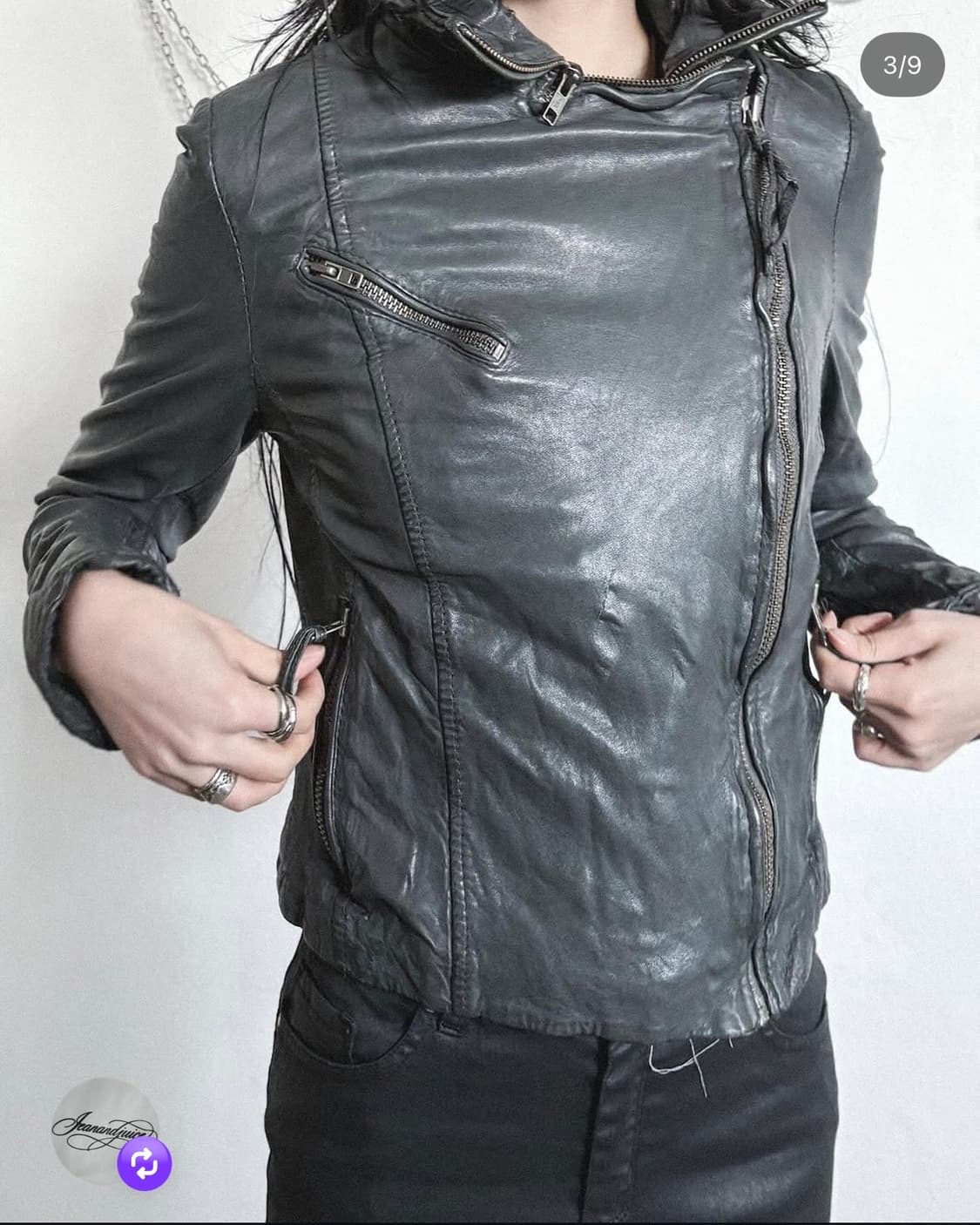 jeanandjuice lambskin leather jacket 상품이미지2