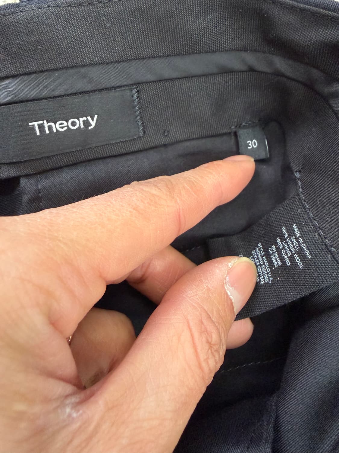 정품) 띠어리 남성 더블 브레스티드 정장 자켓 100/32 상품이미지8