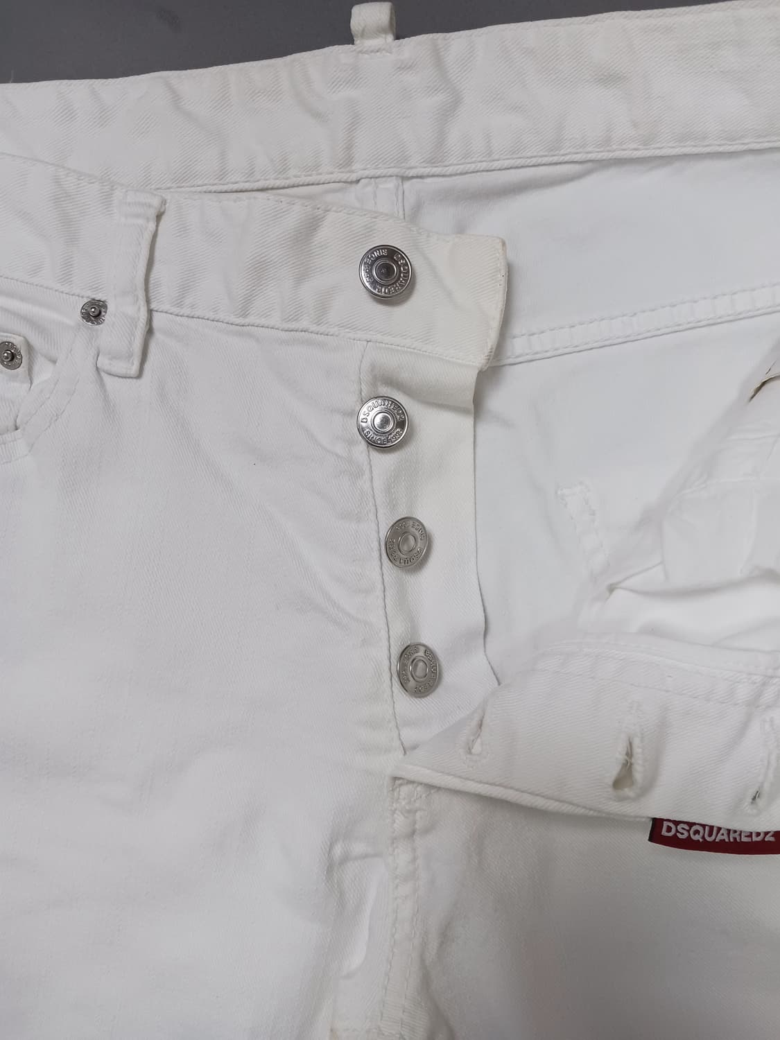 [32] 정품 디스퀘어드2 스키니 단 화이트진 청바지 상품이미지6