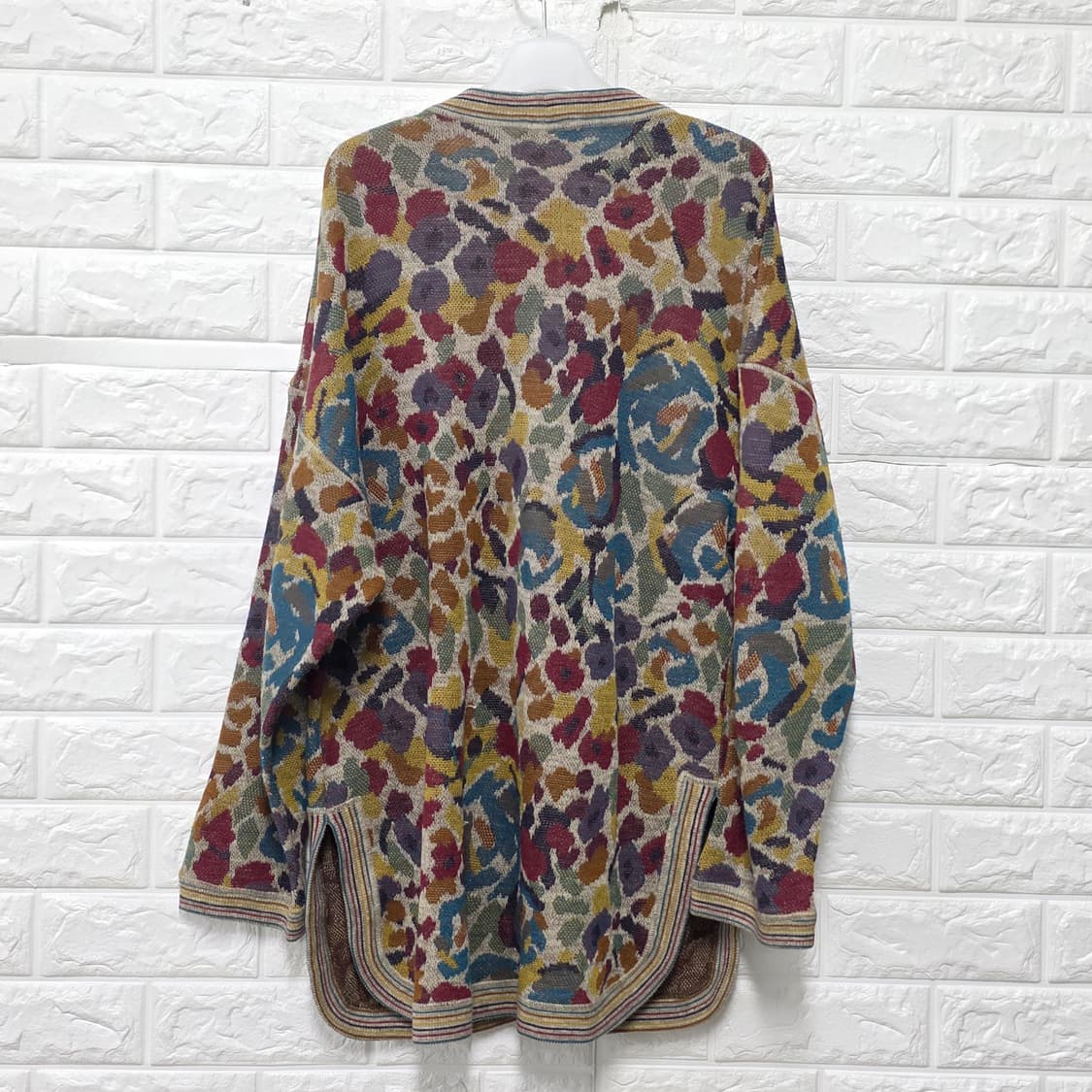 미쏘니 패턴 가디건 L fca 상품이미지4