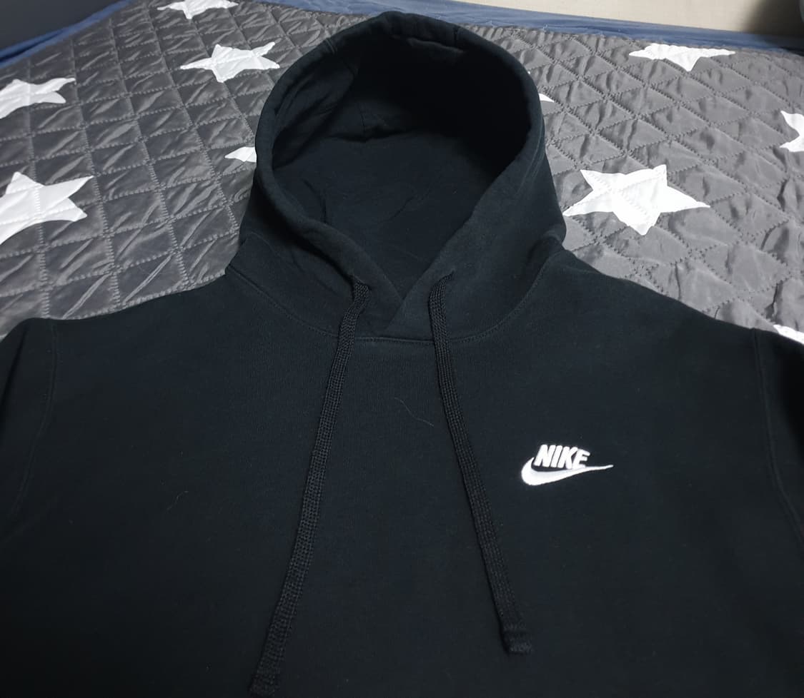나이키 NSW클럽 기모후드티 블랙 (M) 상품이미지2