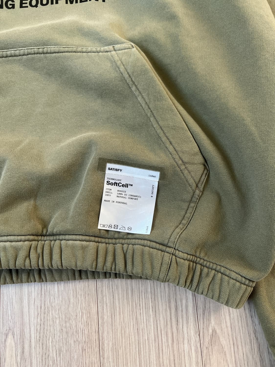 (새상품) 새티스파이 소프트셀 후드 선 블리치드 밀리터리 올리브 상품이미지5