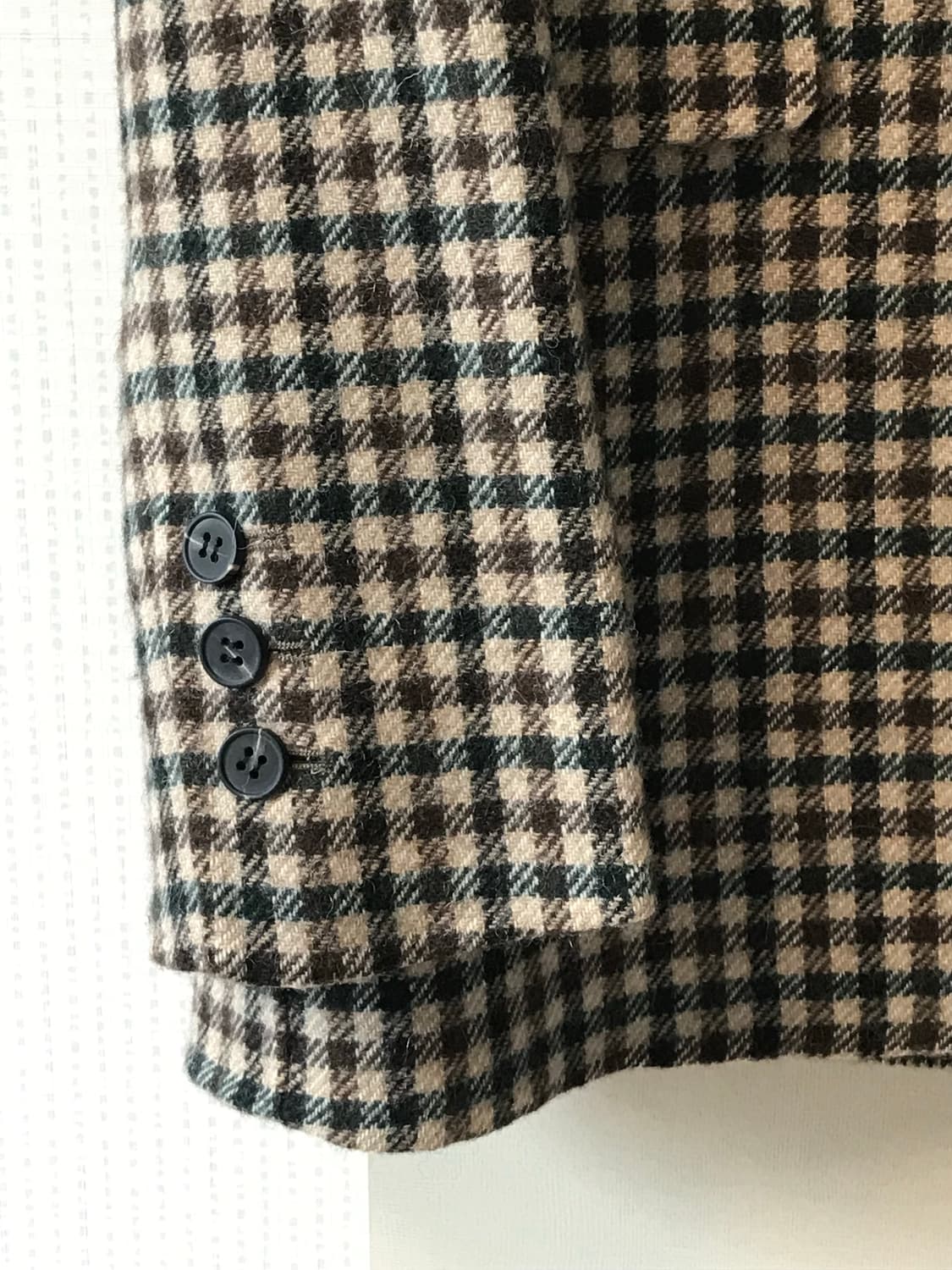 빈티지 체크코트 상품이미지5