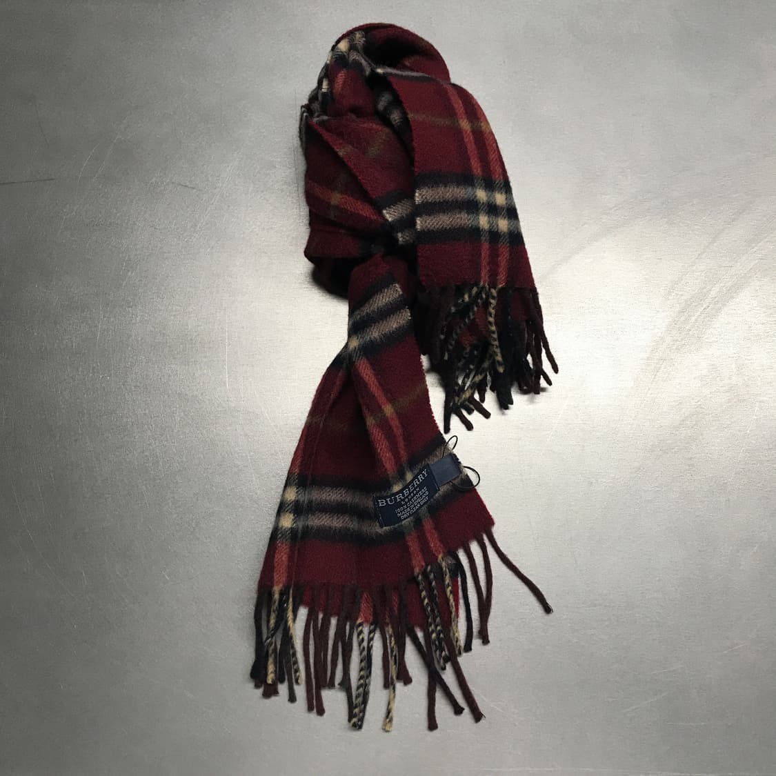 버버리 정품 캐시미어 머플러 레드 상품이미지1