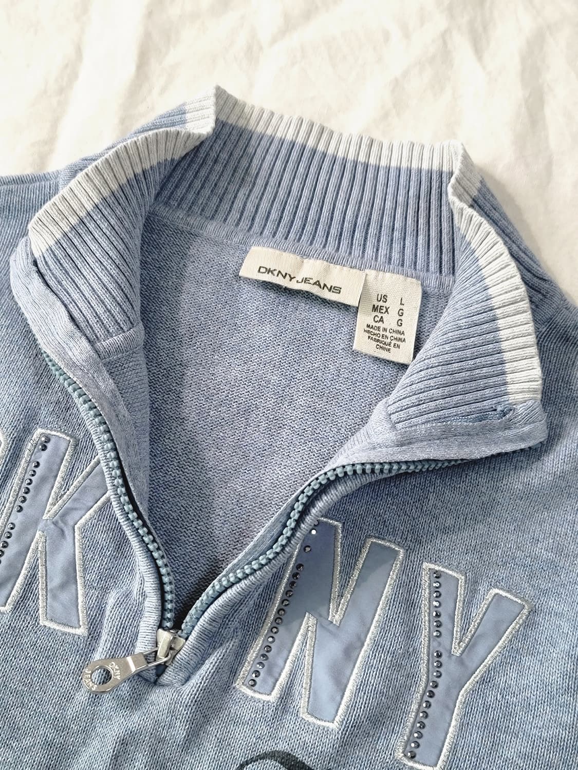 DKNY Jeans 하프넥 니트 티셔츠 상품이미지5