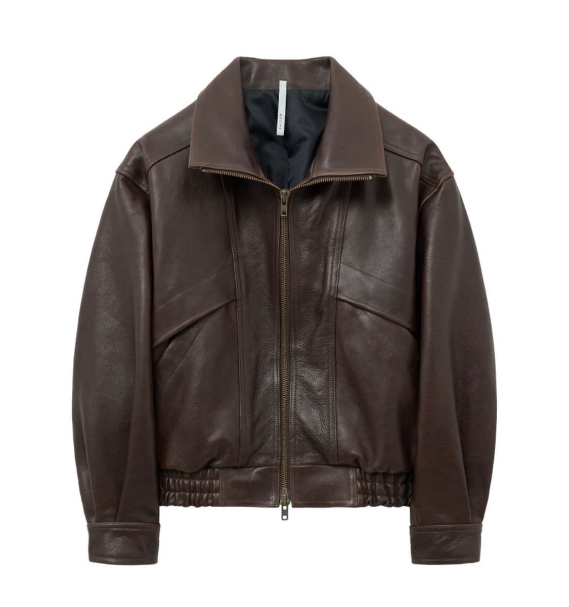 [50] 노이어 kkst 앤틱 카우 레더 가죽 하이넥 블루종 자켓 상품이미지8