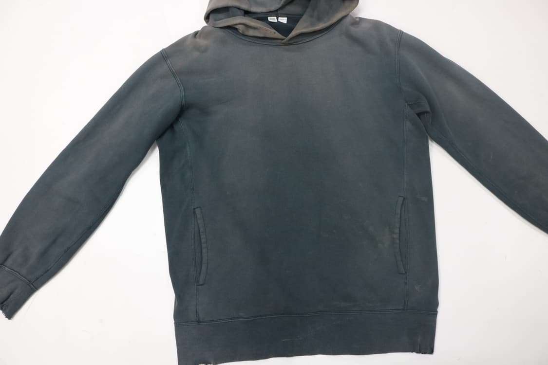Uniqlo U 유니클로U 빈티지 페이딩 차콜 후드 티셔츠 (L) 상품이미지4
