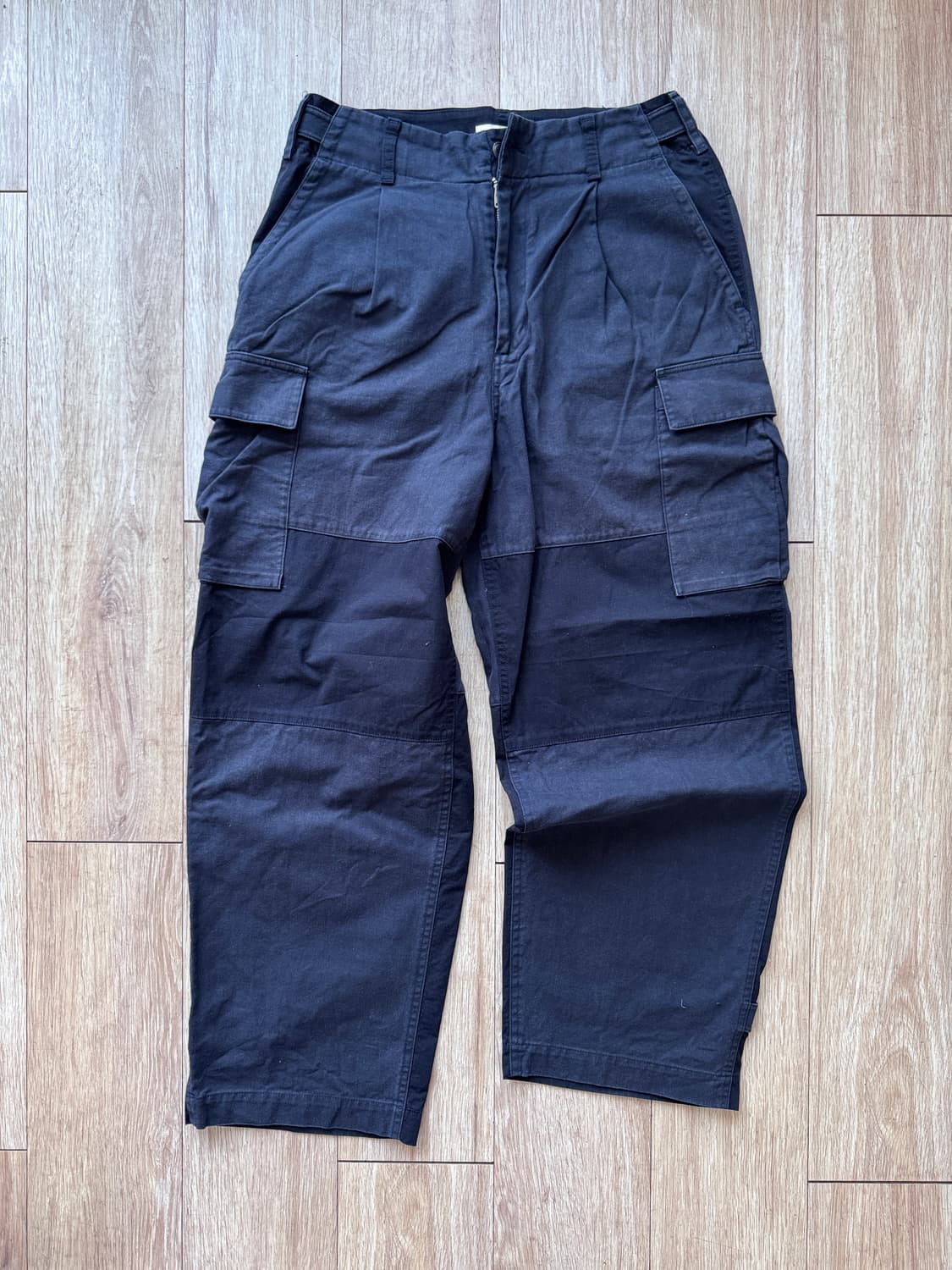 함오피스 패치워크 카고팬츠 네이비 / 1 상품이미지3