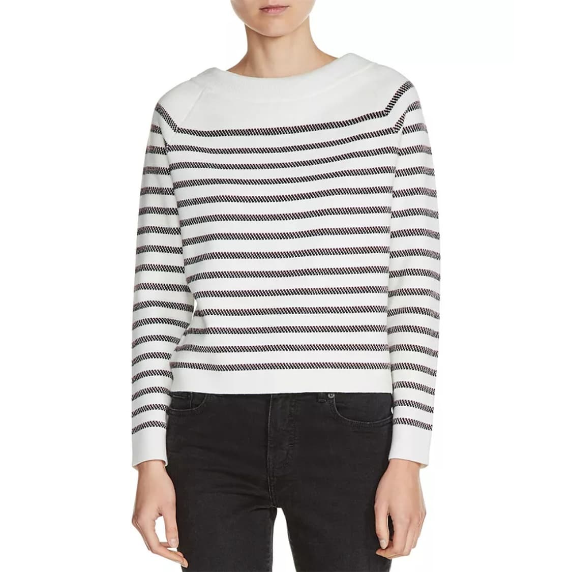 마쥬 maje 스트라이프 스웨트셔츠 상품이미지1