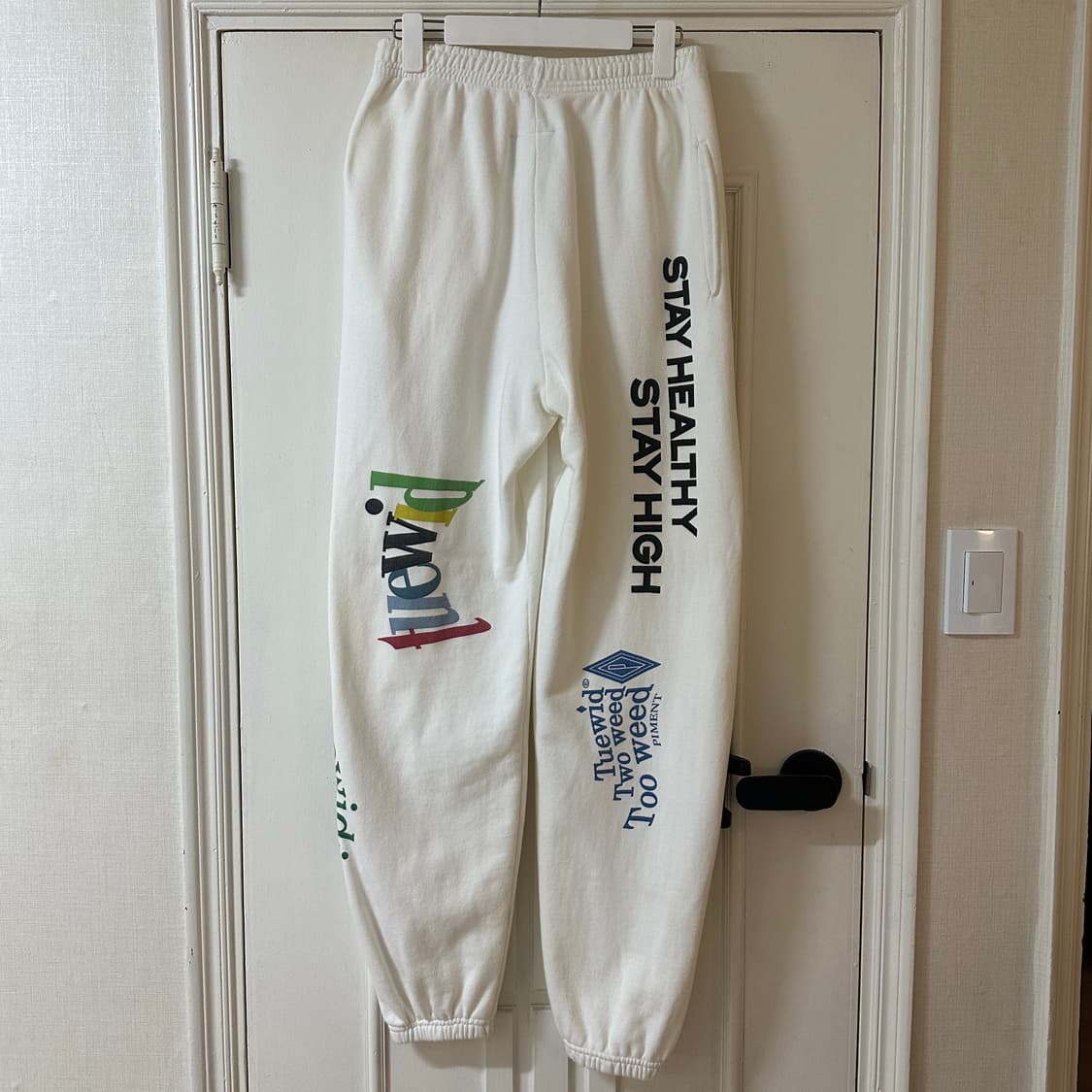 TUEWID Blanc Gauze Tattoo pants 스웻팬츠 상품이미지7