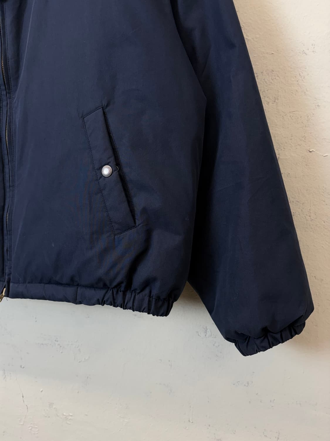 예일 쇼트 푸퍼 자켓 네이비 상품이미지3