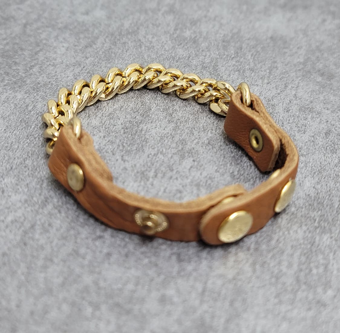 chain leather bracelet  상품이미지3