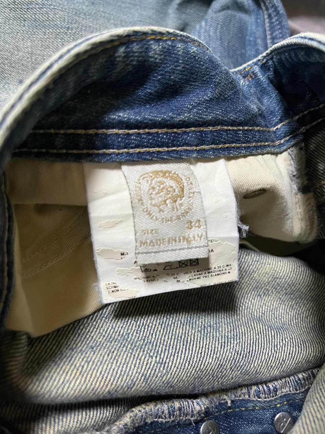 00s Diesel  zathan denim pants 상품이미지5