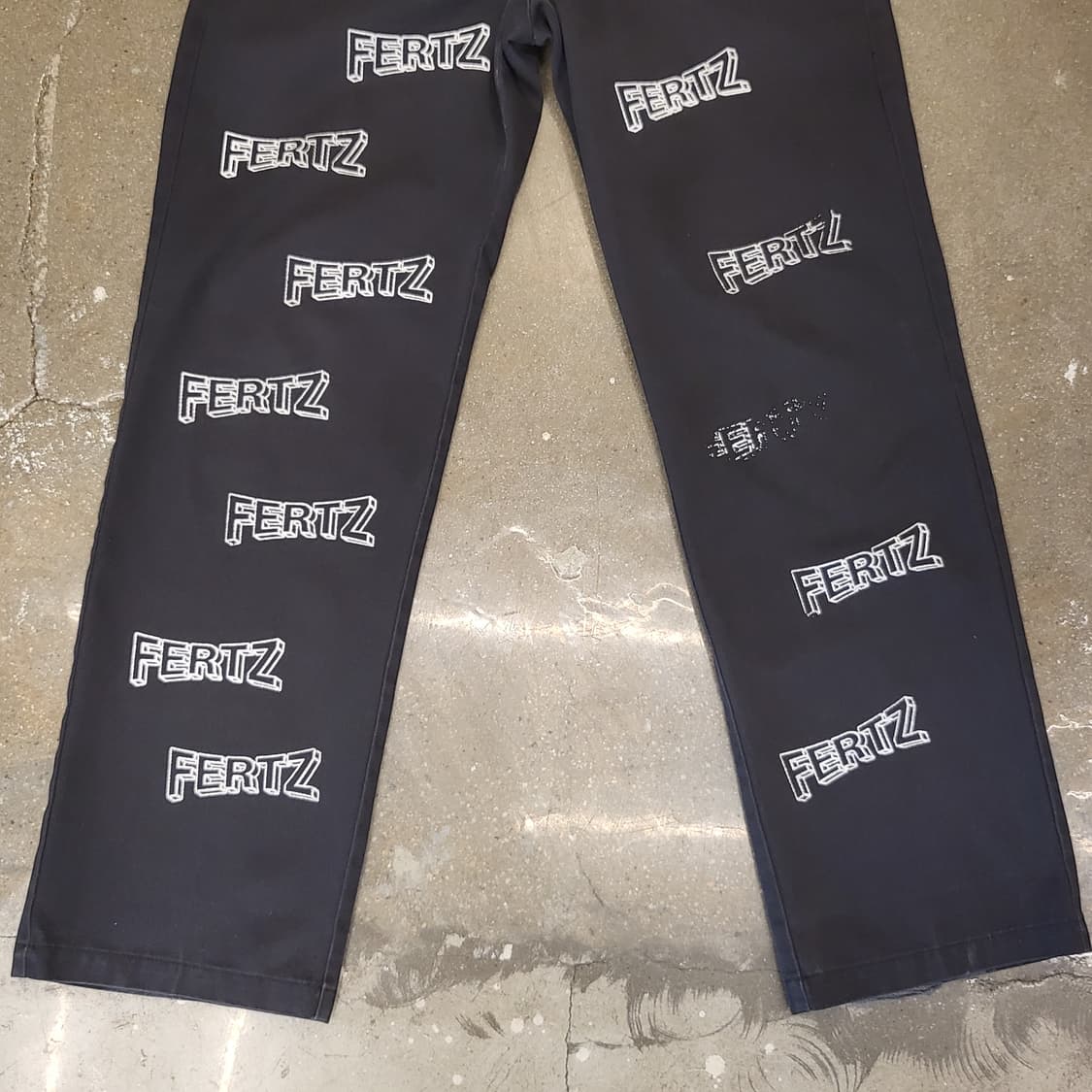 디키즈 874 FERTZ 프린팅 블랙 팬츠 상품이미지2