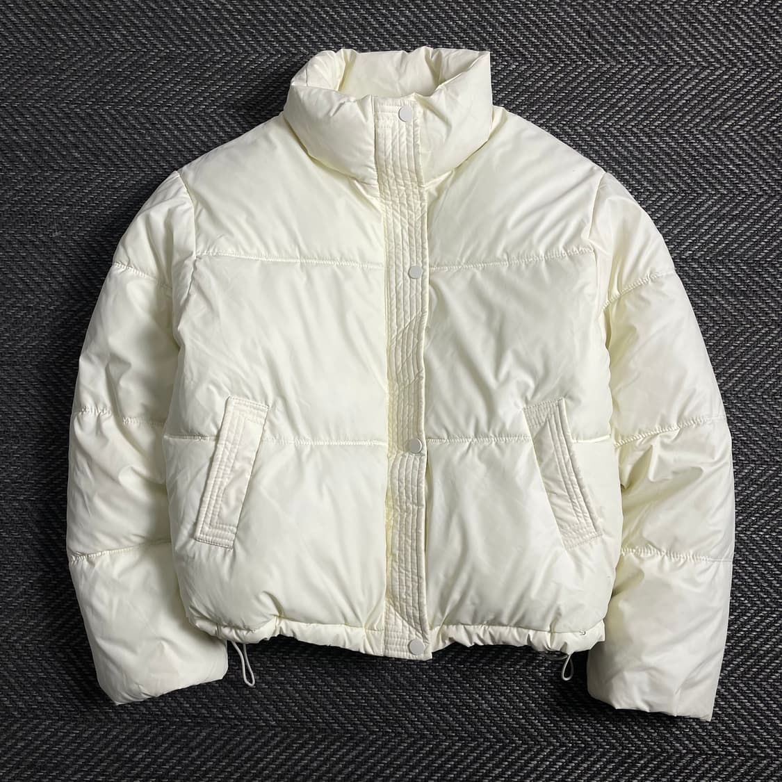 빈티지 우먼스 유광 크롭 패딩 y 4233 상품이미지2