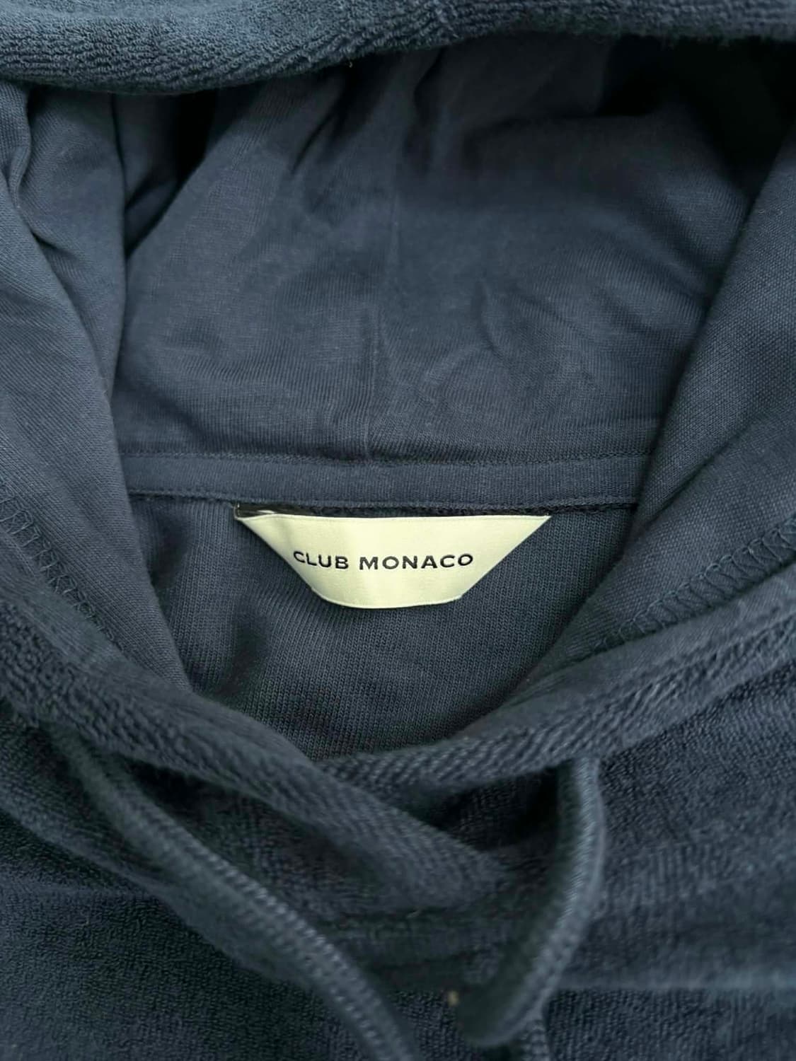 [S] 클럽모나코 한섬 23년 신형 벨벳 후드티 상품이미지3