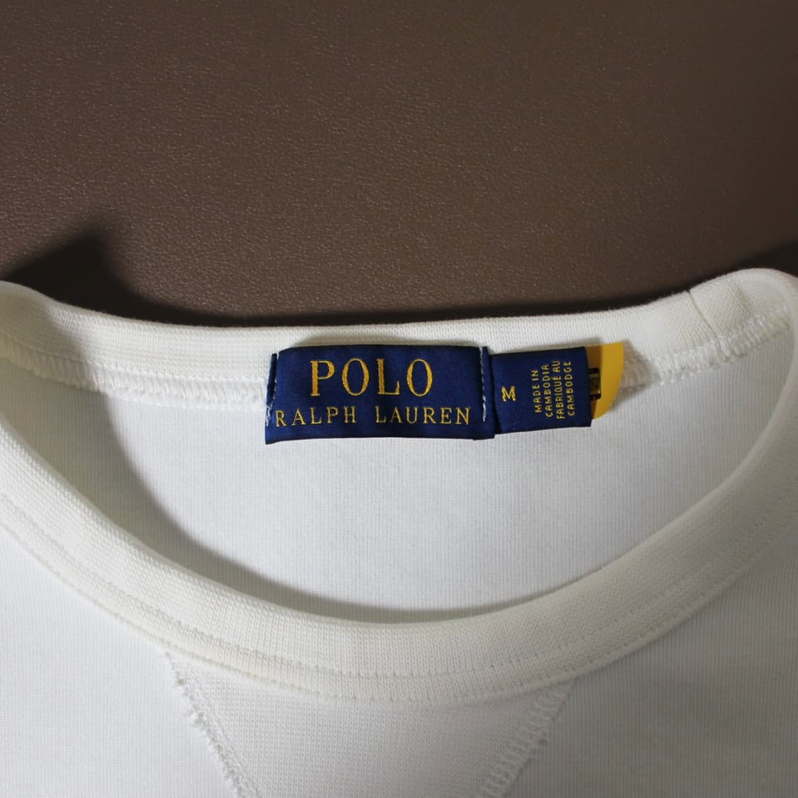 Polo 폴로 랄프로렌 신형 화이트 맨투맨 (QR) 상품이미지4