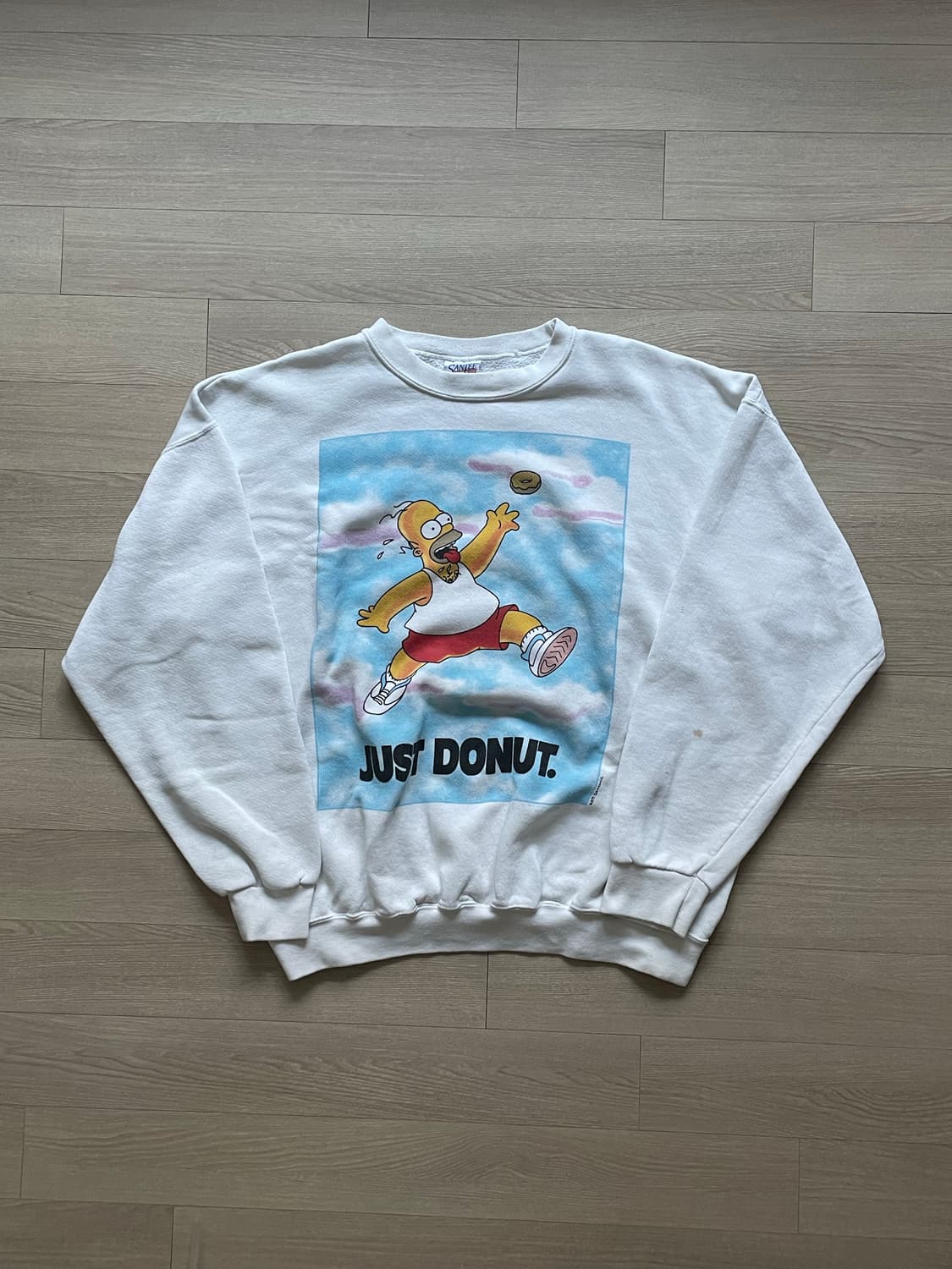 90s 심슨 Just Donut 나이키 패러디 스웻셔츠  상품이미지1