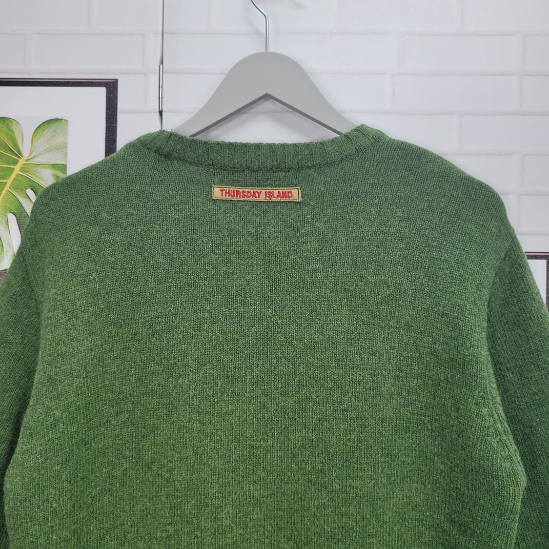 써스데이아일랜드 모80% 긴팔 니트 스웨터 95사이즈 상품이미지5