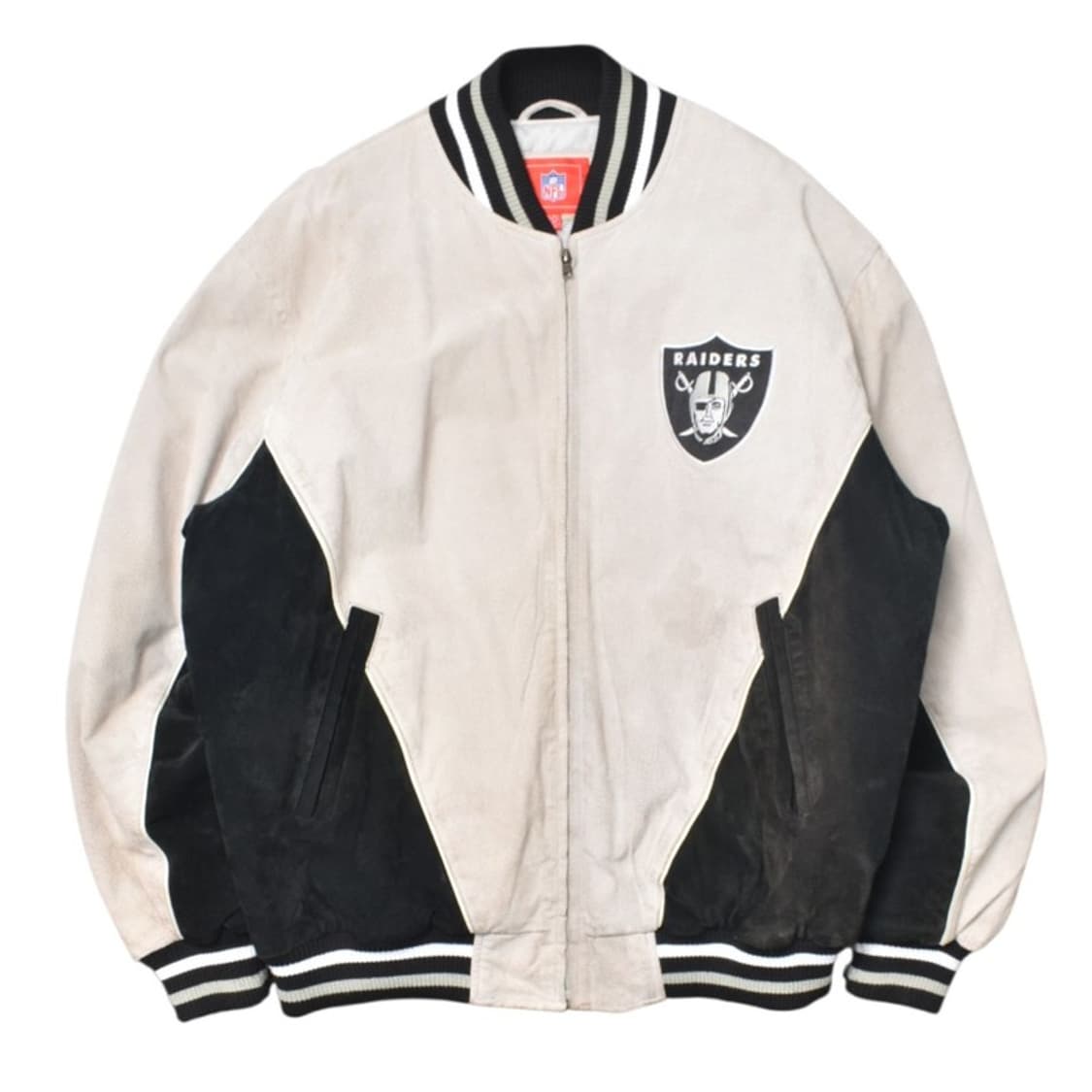 NFL 레이더스 스타디움 레더 자켓 XL M0081 상품이미지1