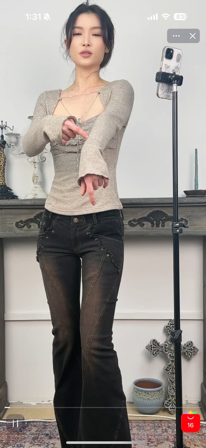 타오바오 중브 긴팔 티셔츠 상품이미지4