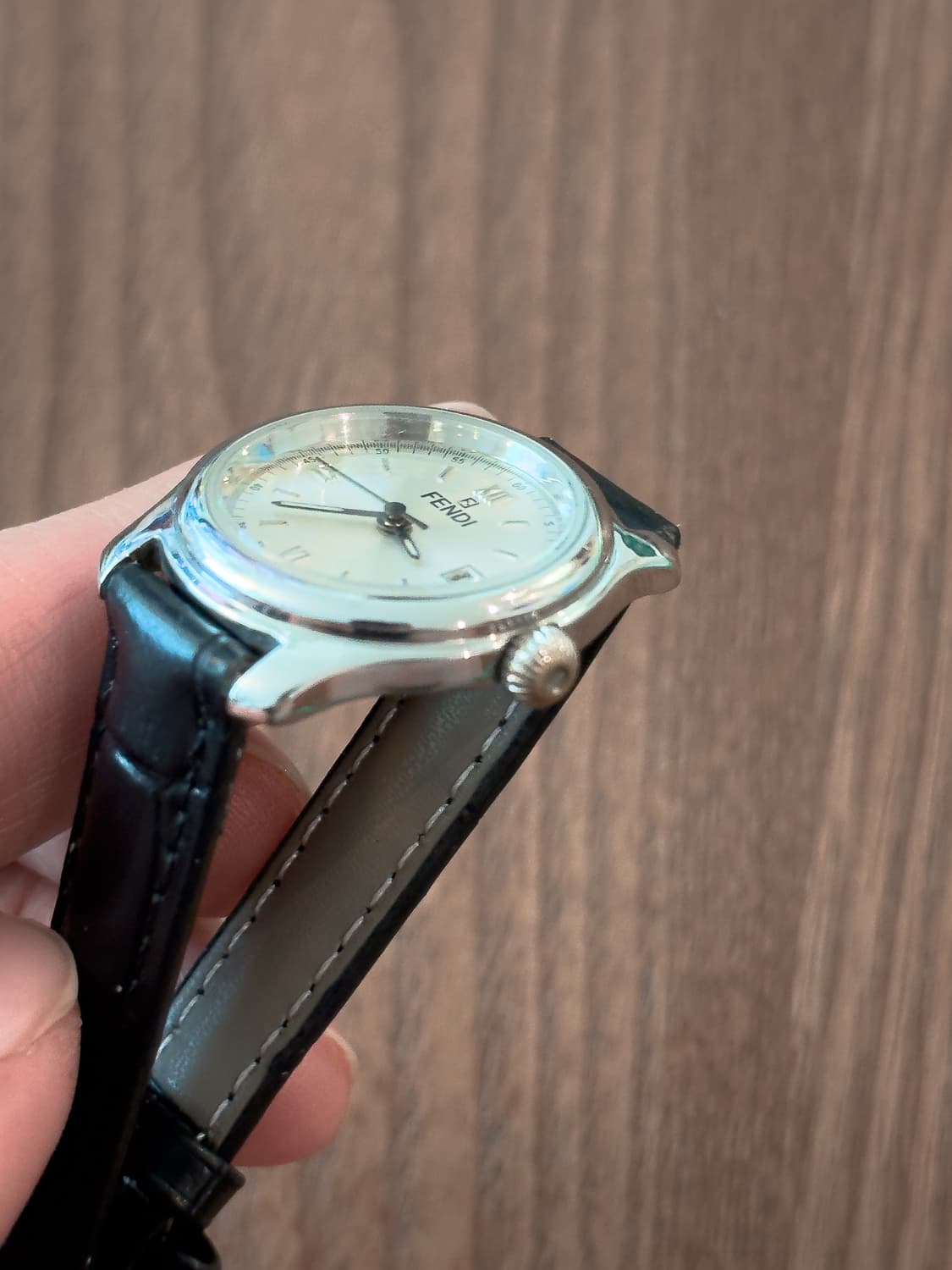 [중고] 펜디 FENDI 210 L 실버 로만 - 90s 빈티지 명품 쿼 상품이미지6