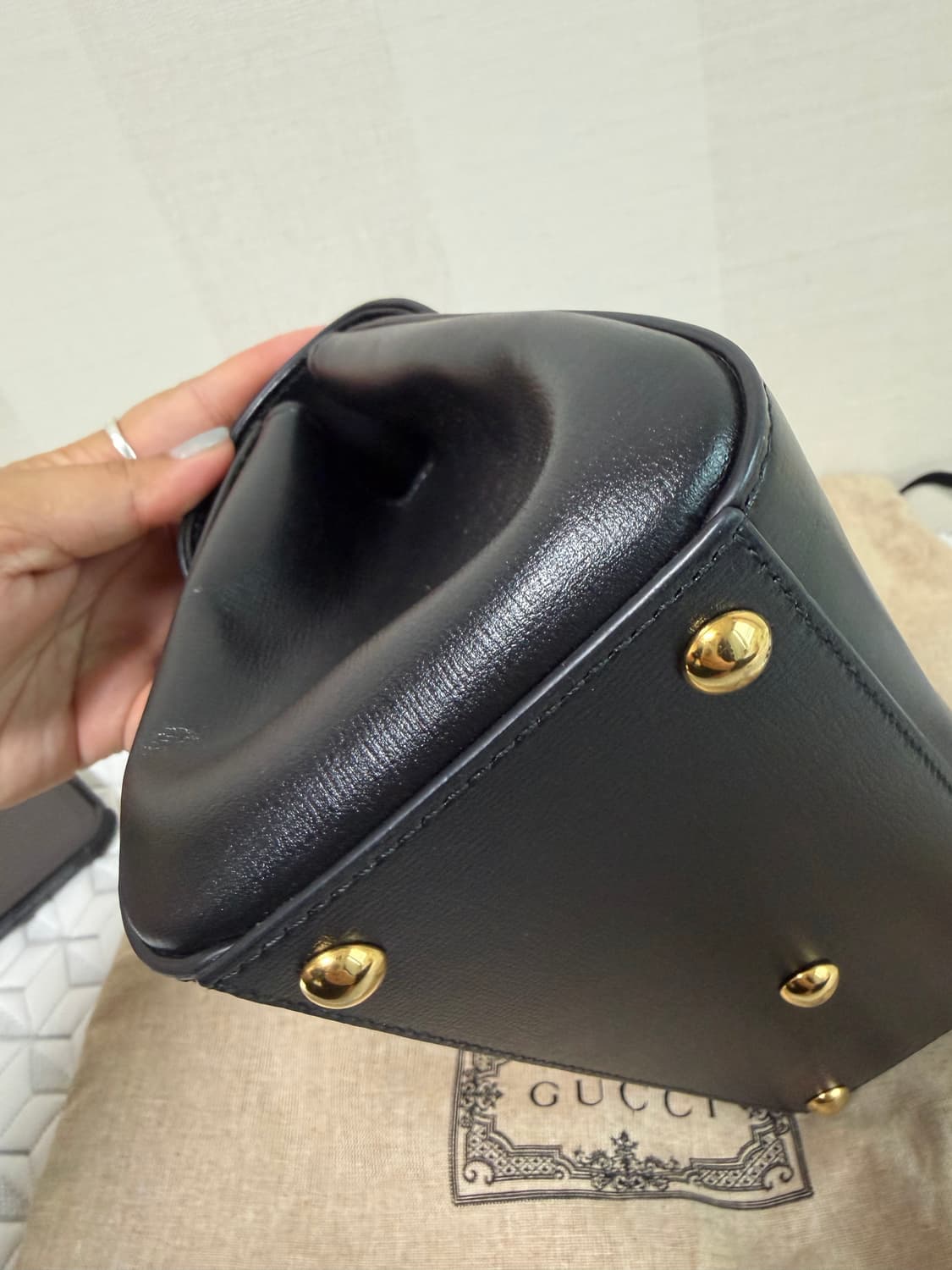 구찌 홀스빗 1955 탑핸들 스트랩 포함 상품이미지7