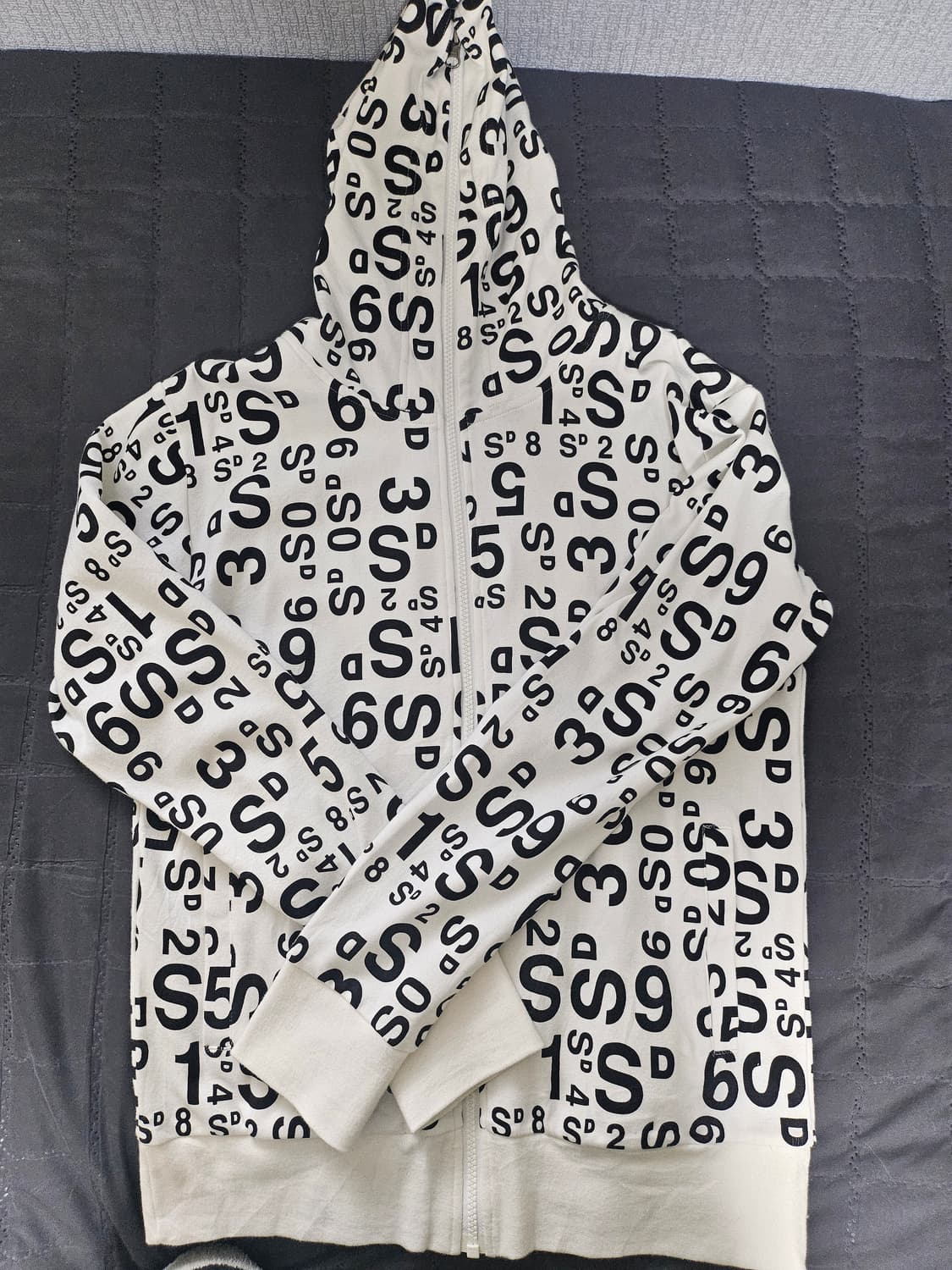 패턴 후드집업 상품이미지1