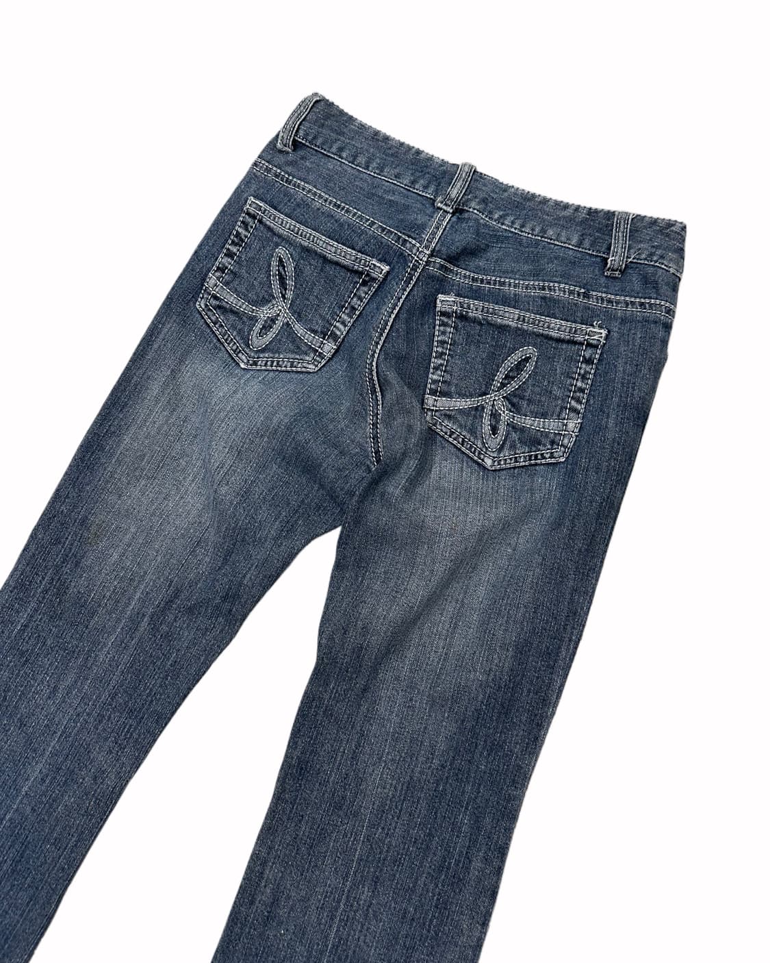 cubic button low-rise boots-cut jean 상품이미지5